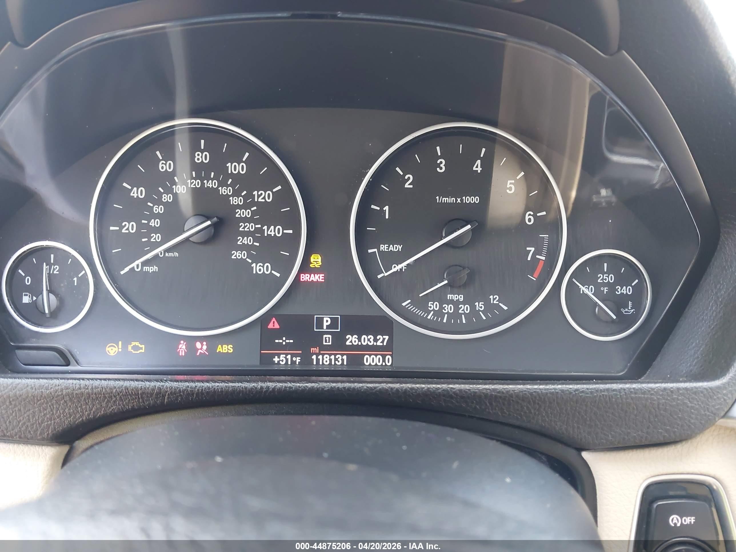 2015 Bmw 328i   White vin: WBA3A5G50FNP34283