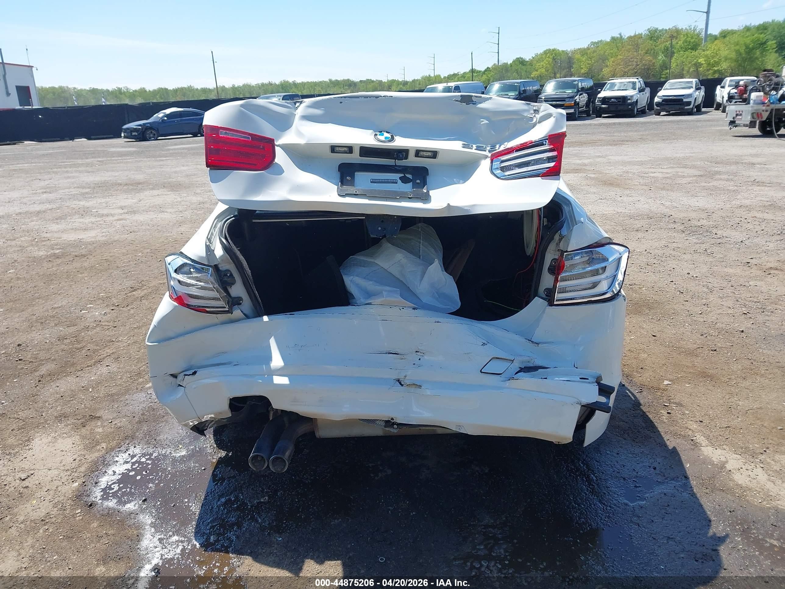 2015 Bmw 328i   White vin: WBA3A5G50FNP34283