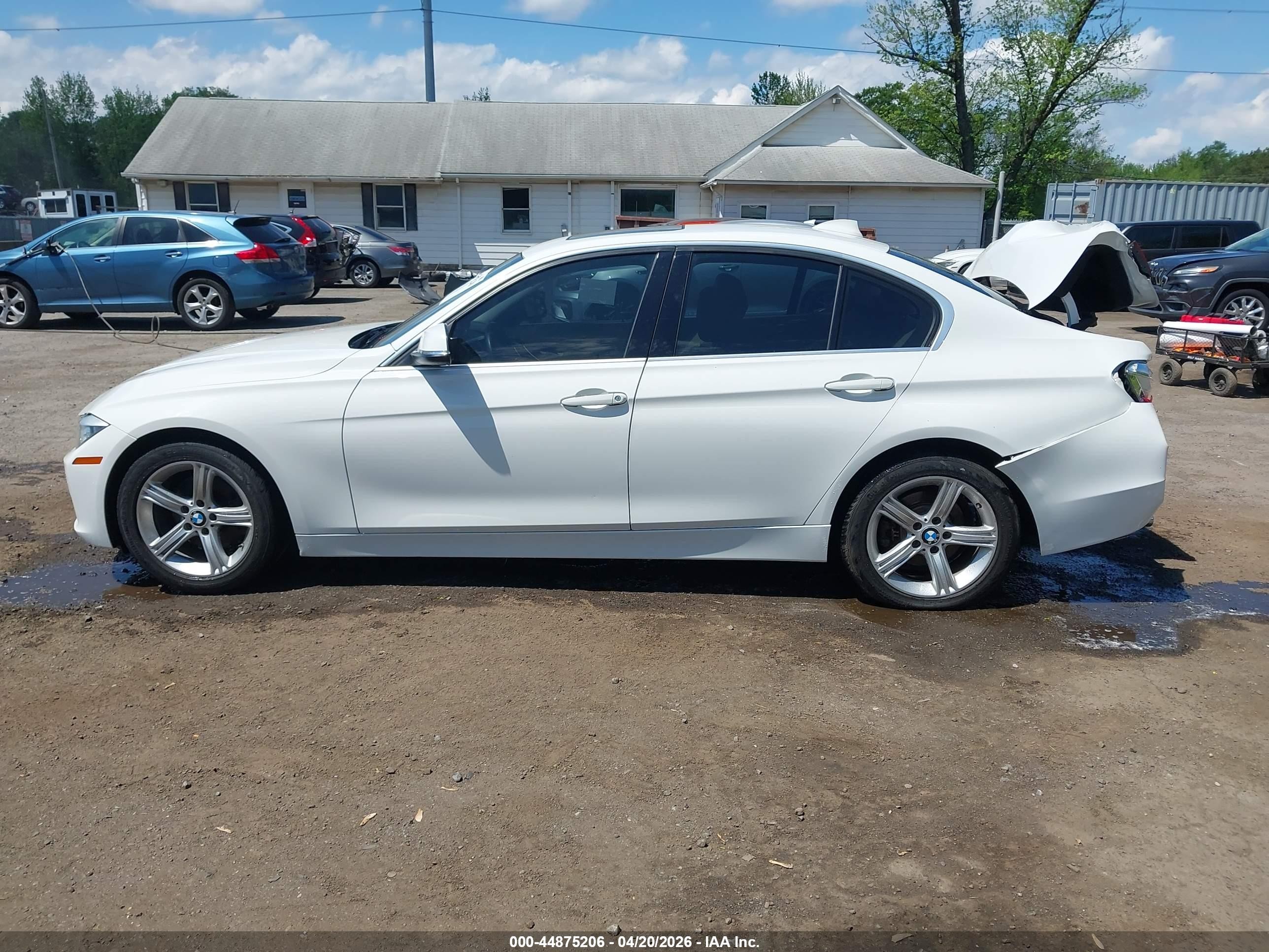 2015 Bmw 328i   White vin: WBA3A5G50FNP34283