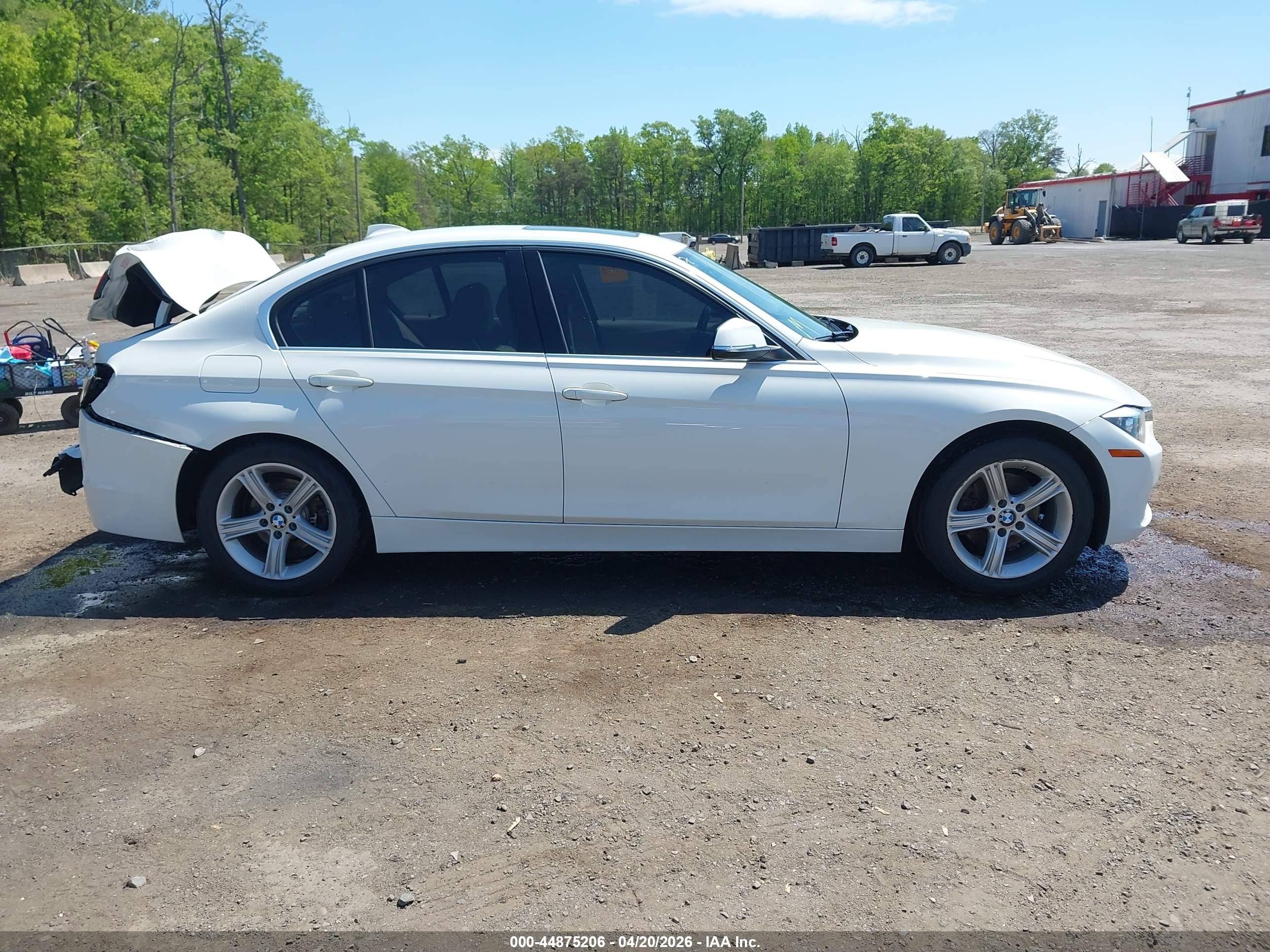2015 Bmw 328i   White vin: WBA3A5G50FNP34283