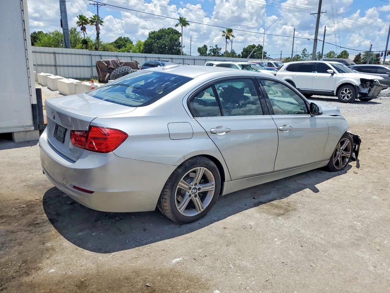 2015 Bmw 328 I Silver vin: WBA3A5G50FNP34641