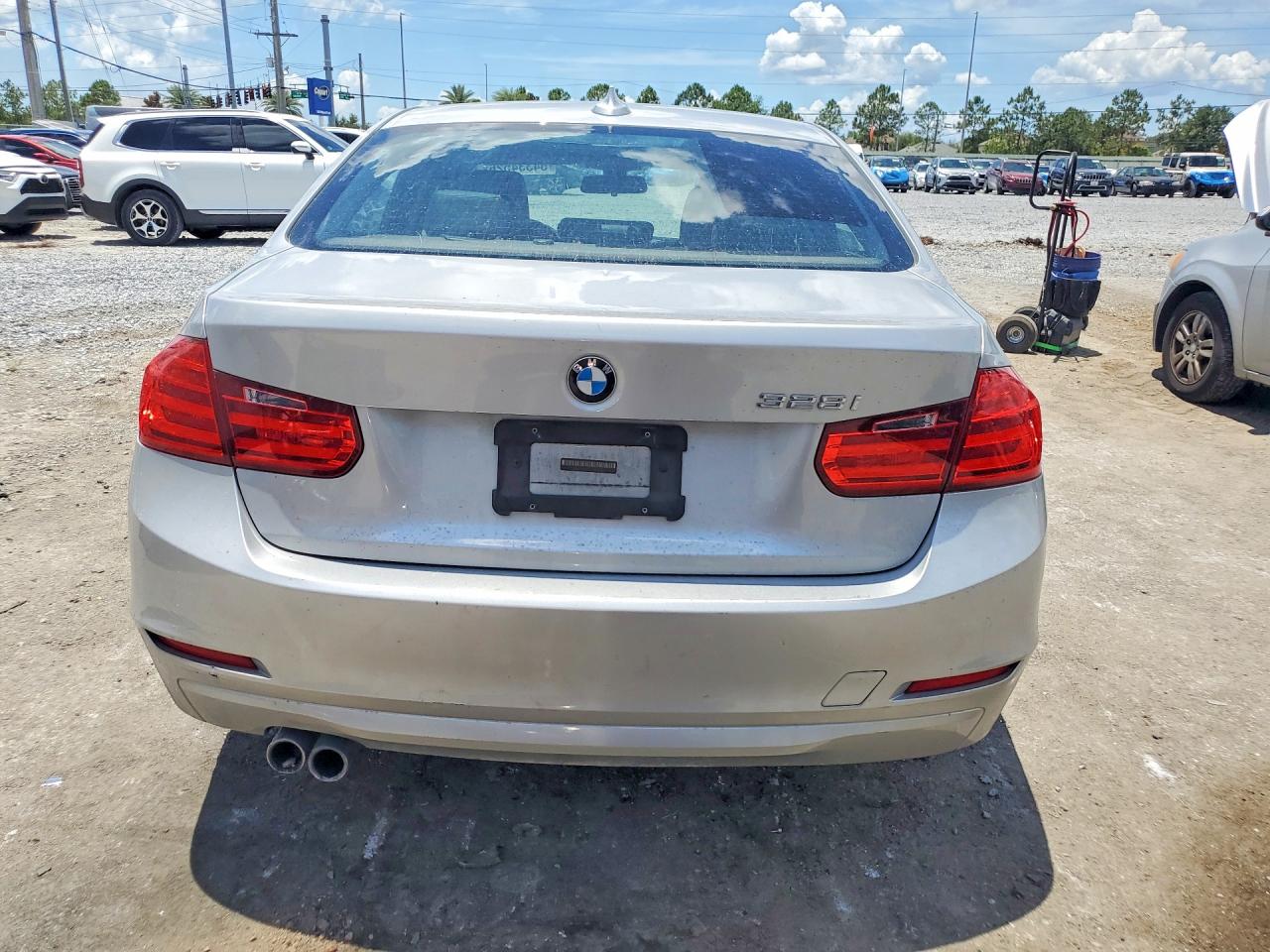2015 Bmw 328 I Silver vin: WBA3A5G50FNP34641