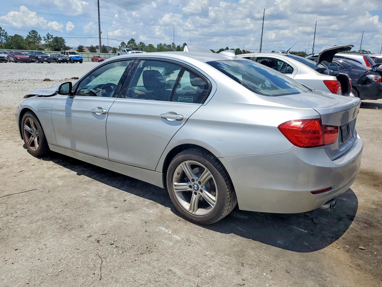 2015 Bmw 328 I Silver vin: WBA3A5G50FNP34641