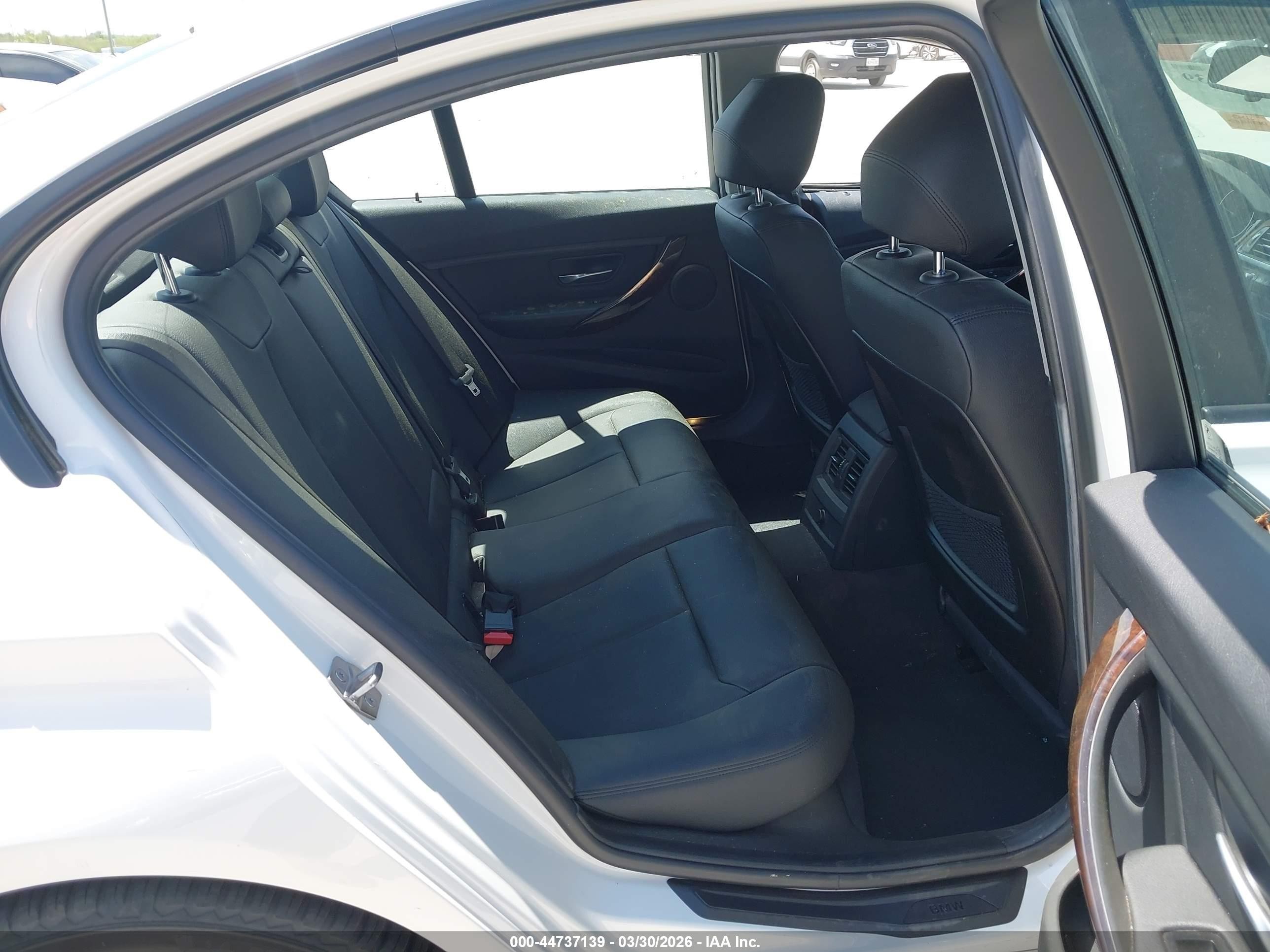 2015 Bmw 328i White vin: WBA3A5G50FNS83906