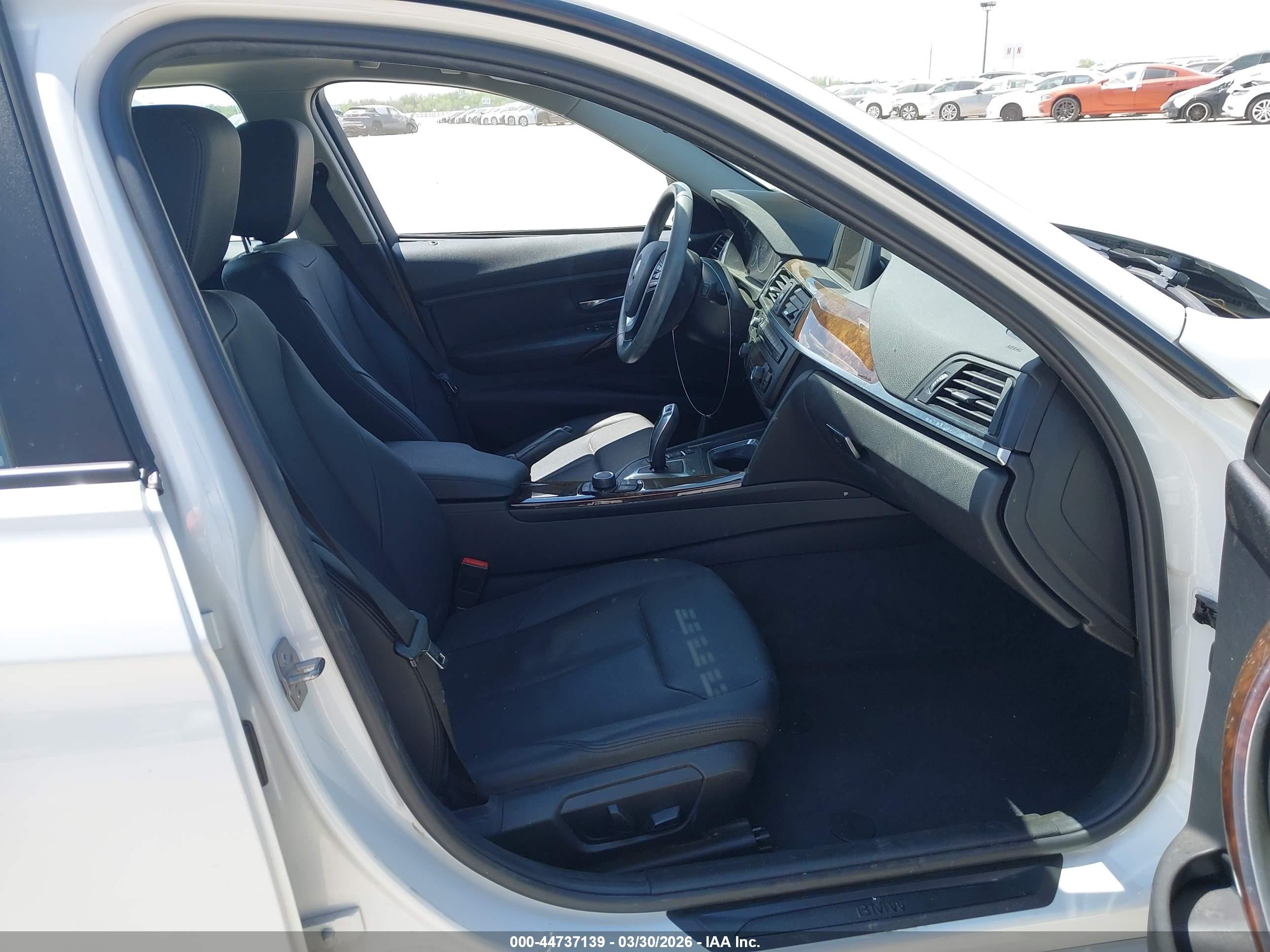 2015 Bmw 328i White vin: WBA3A5G50FNS83906