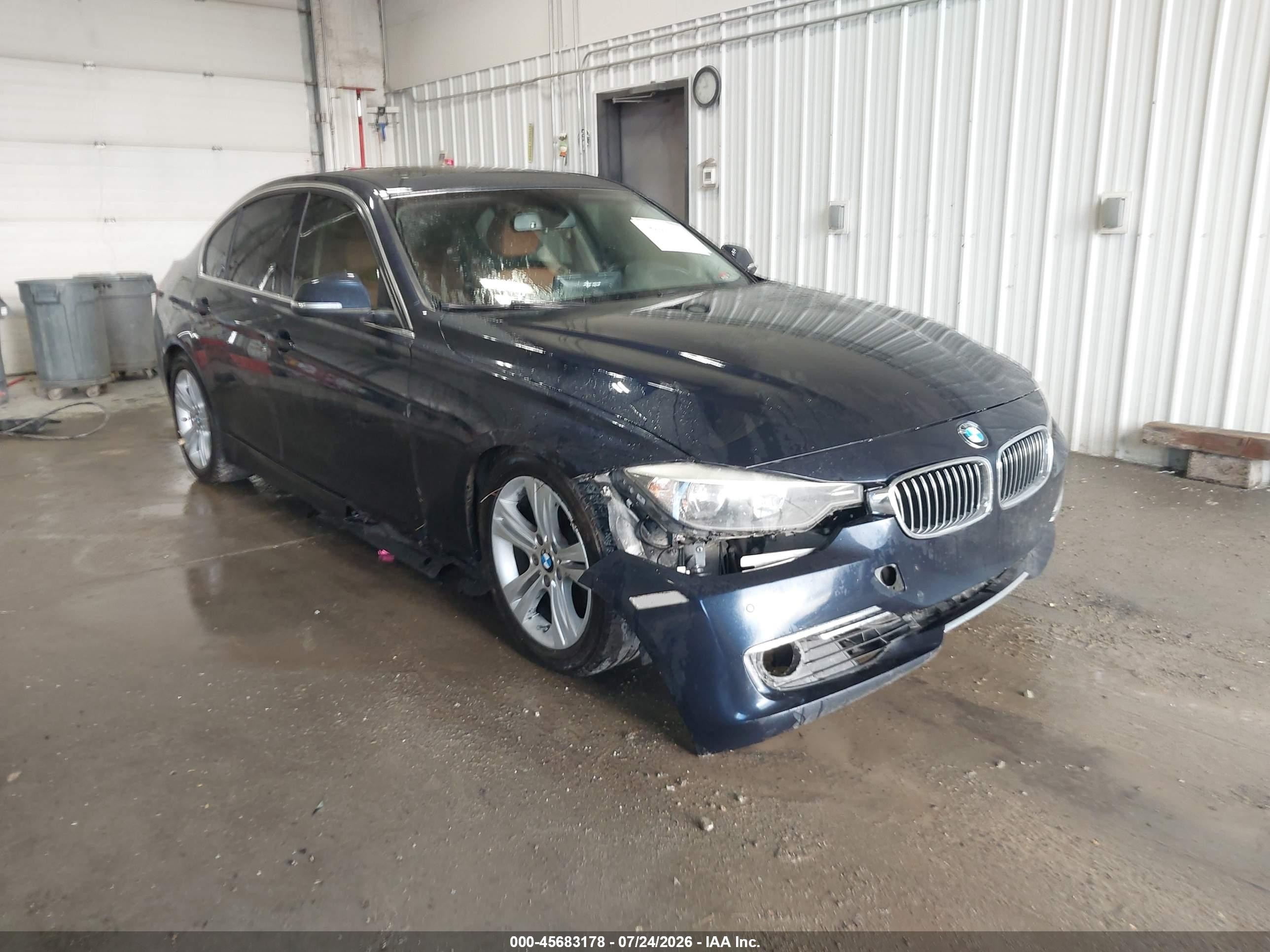 2015 Bmw 328i   Blue vin: WBA3A5G50FNS88572