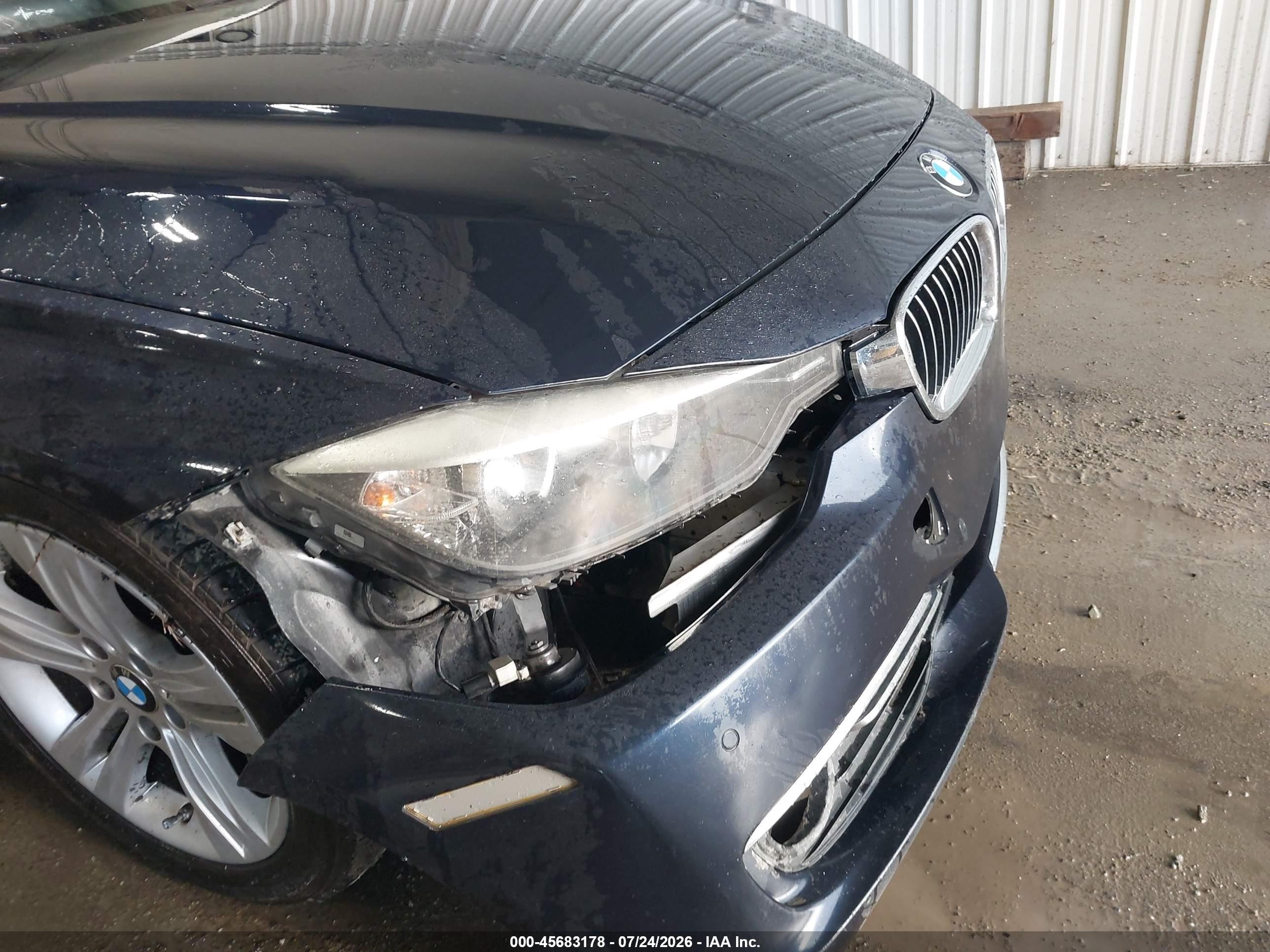 2015 Bmw 328i   Blue vin: WBA3A5G50FNS88572