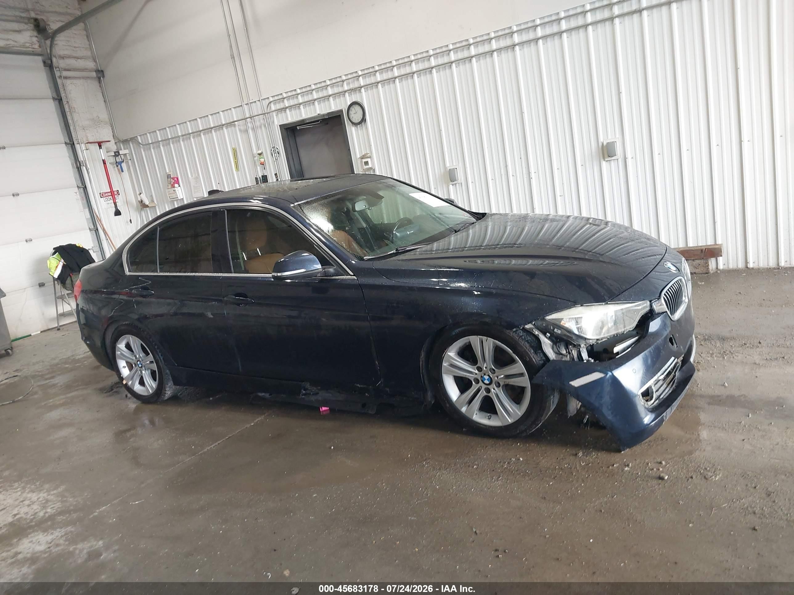 2015 Bmw 328i   Blue vin: WBA3A5G50FNS88572