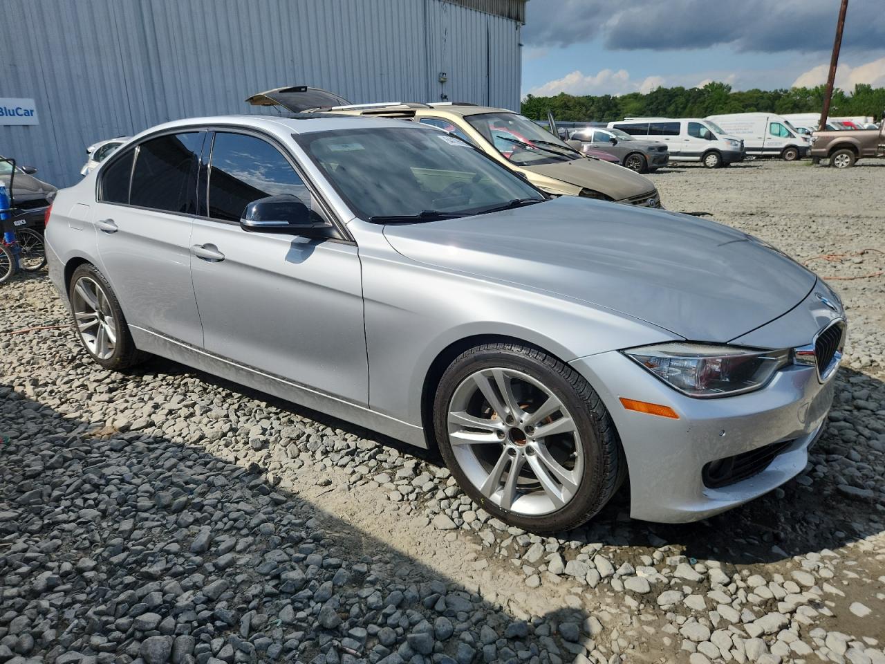 2015 Bmw 328 I Silver vin: WBA3A5G50FNS89656