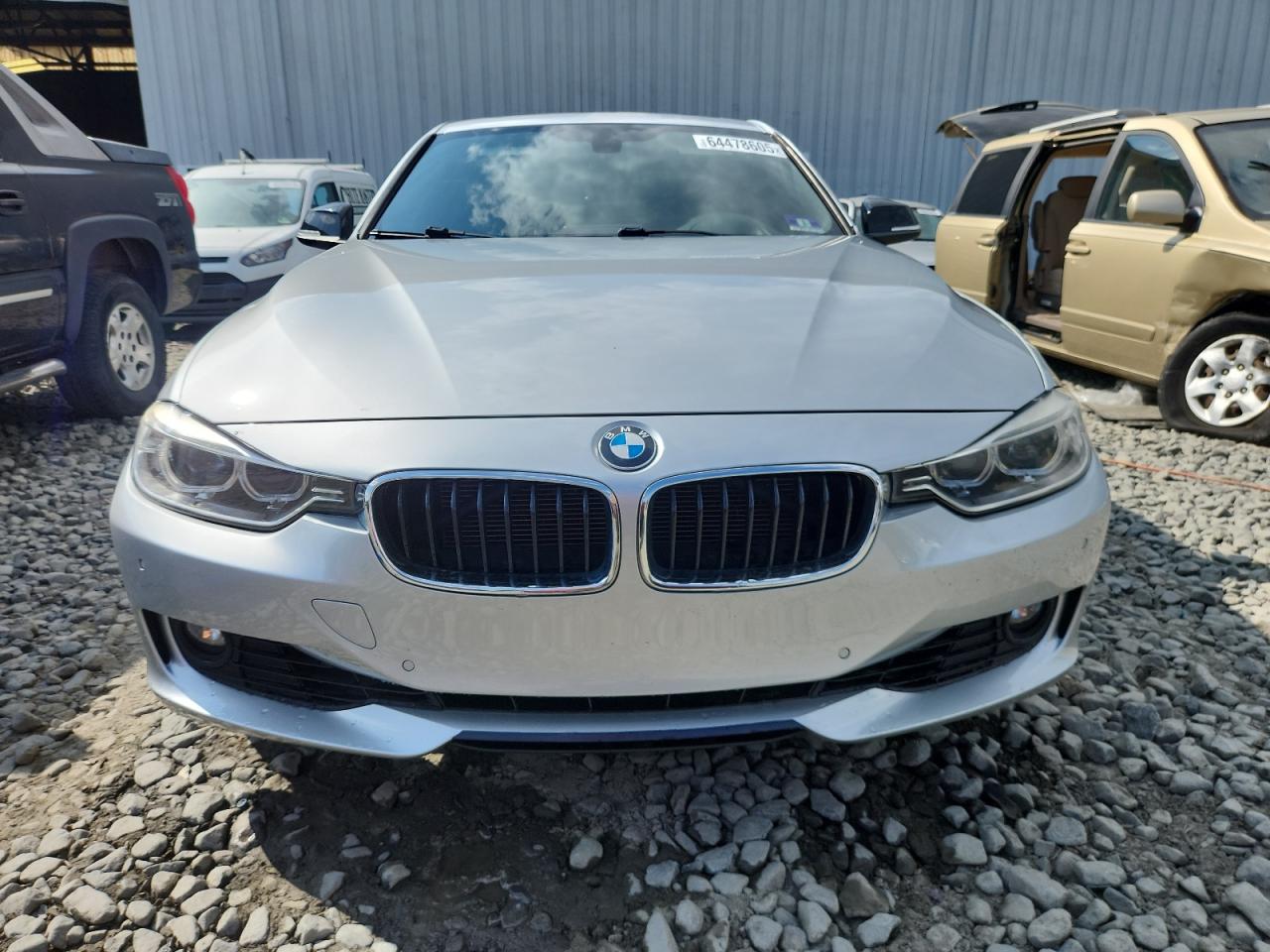 2015 Bmw 328 I Silver vin: WBA3A5G50FNS89656