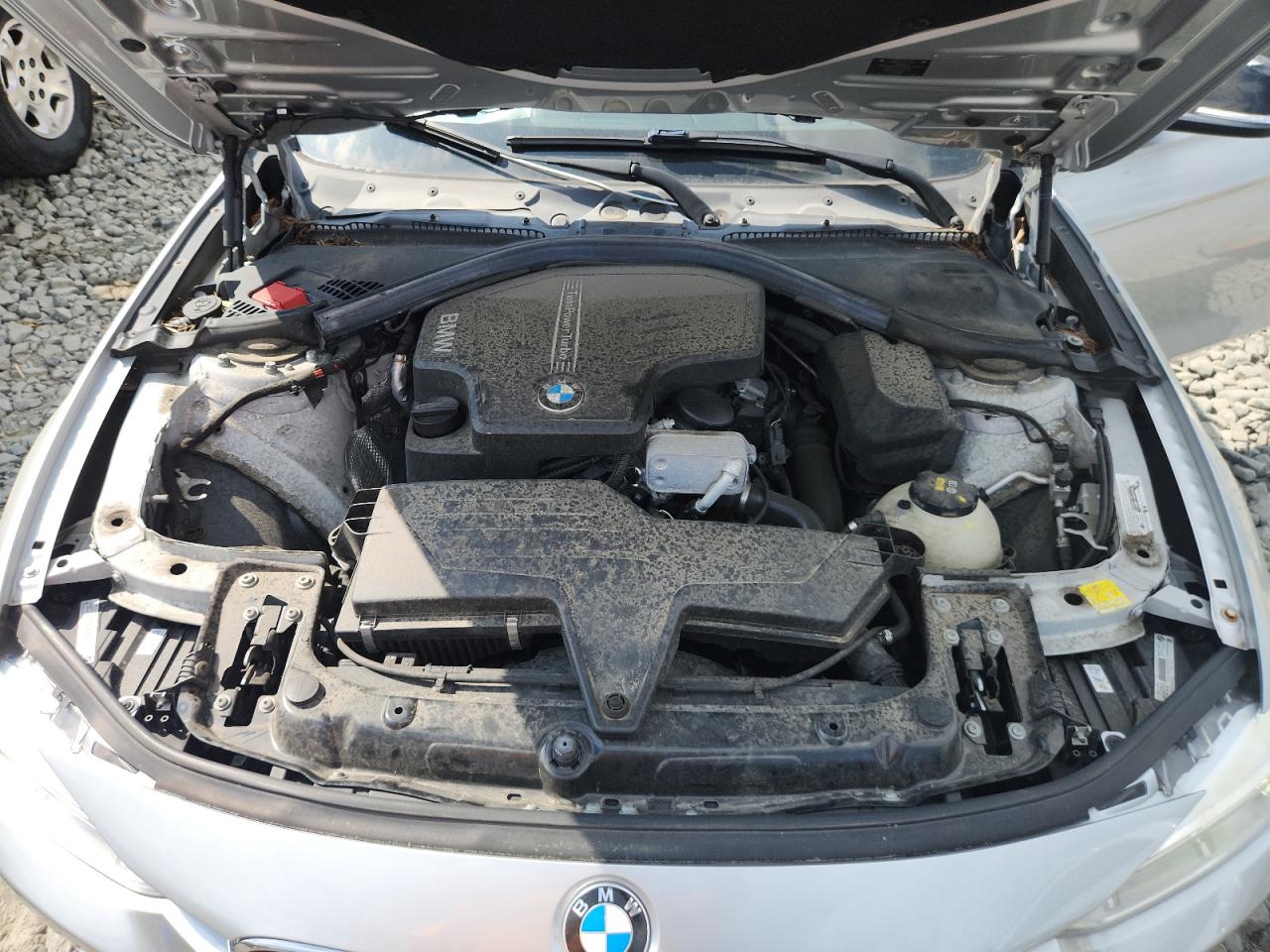2015 Bmw 328 I Silver vin: WBA3A5G50FNS89656