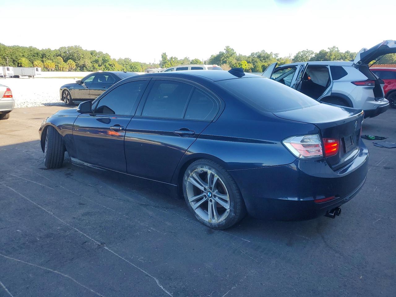 2015 Bmw 328 I Черный vin: WBA3A5G50FNS91679