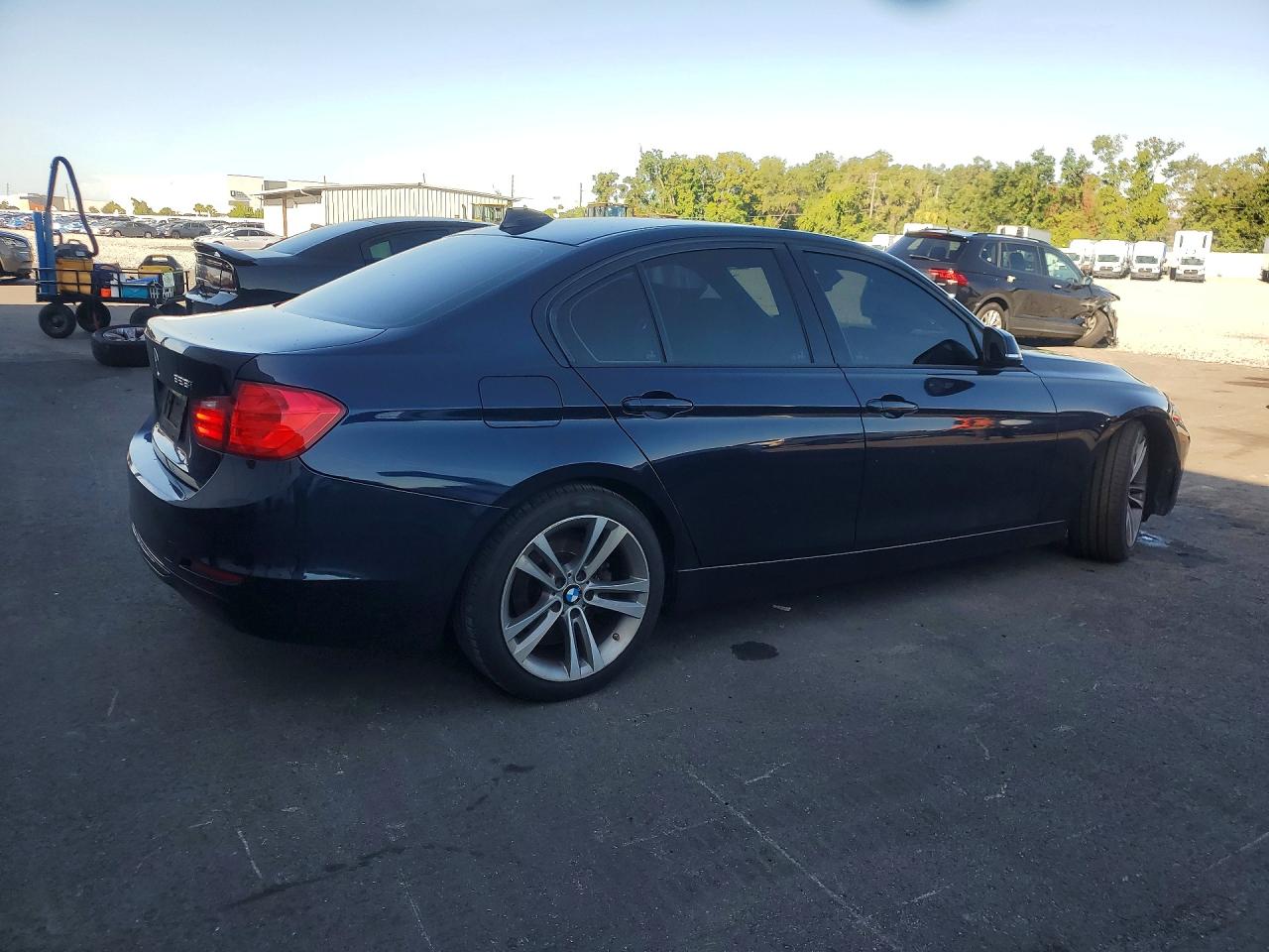 2015 Bmw 328 I Черный vin: WBA3A5G50FNS91679
