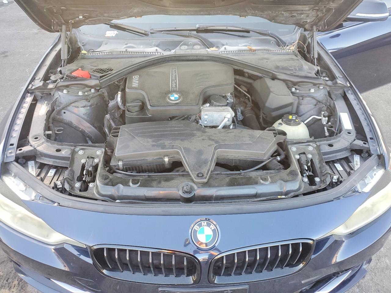 2015 Bmw 328 I Черный vin: WBA3A5G50FNS91679
