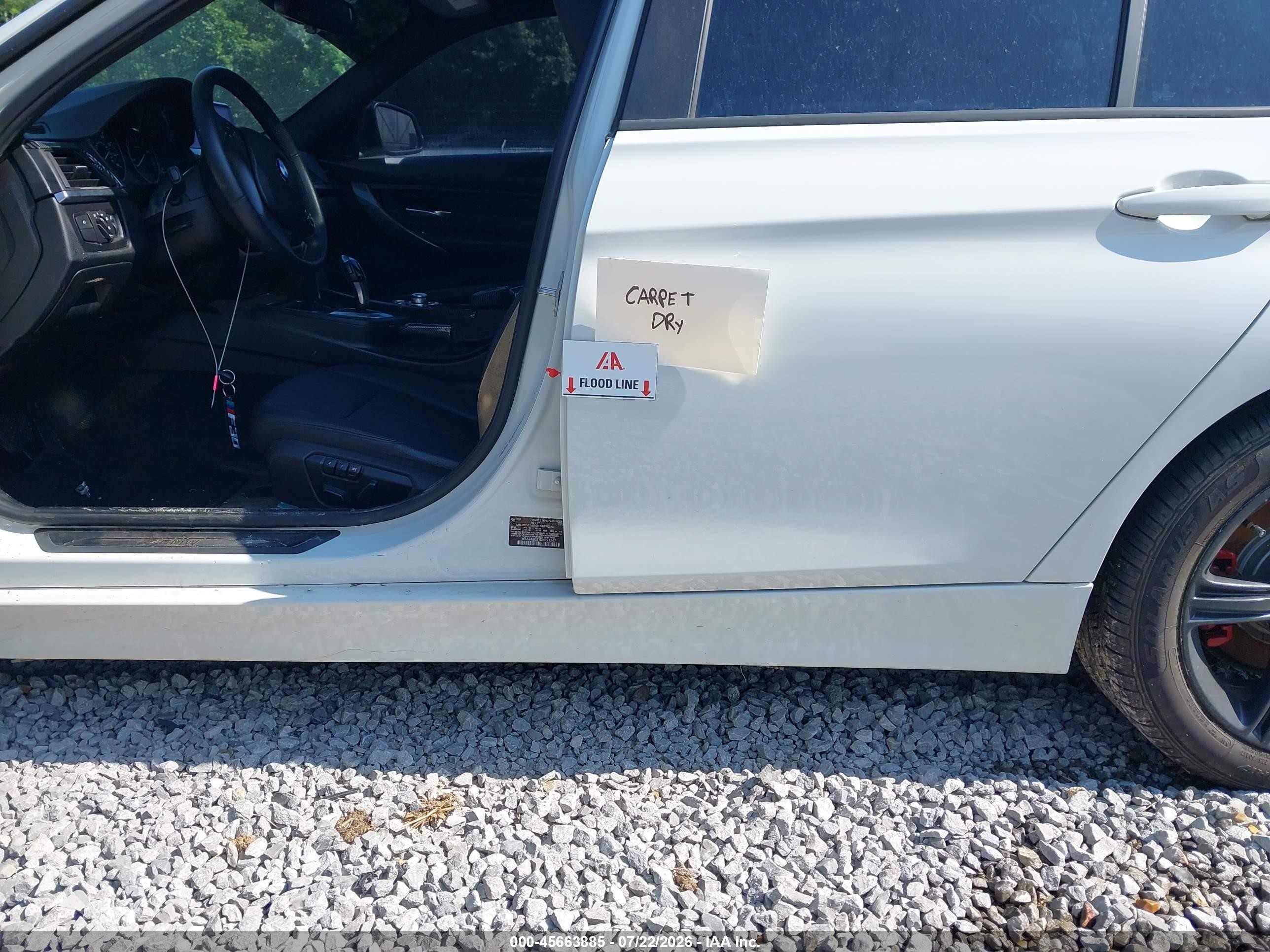 2013 Bmw 328i   White vin: WBA3A5G51DNP21247