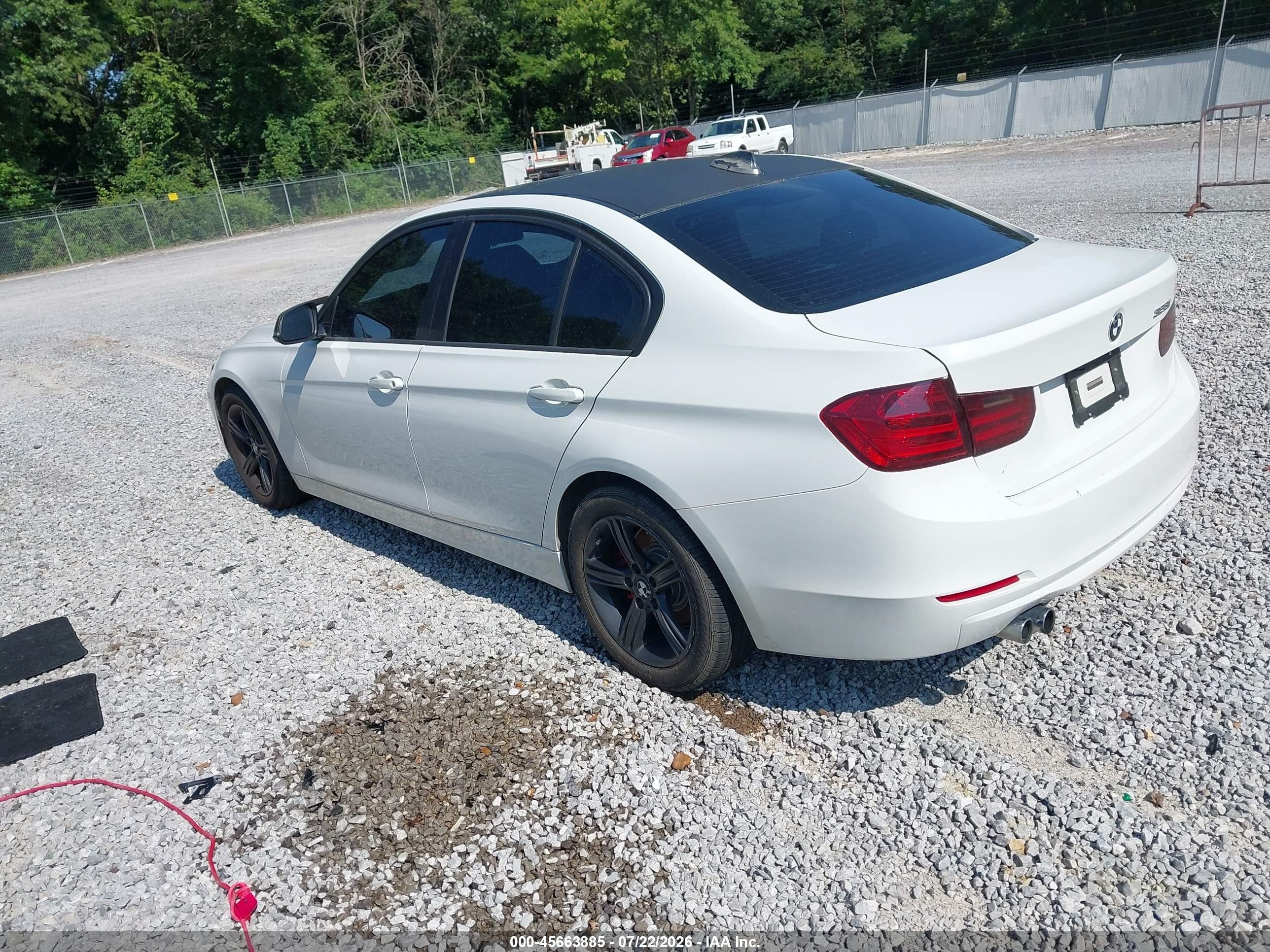 2013 Bmw 328i   White vin: WBA3A5G51DNP21247