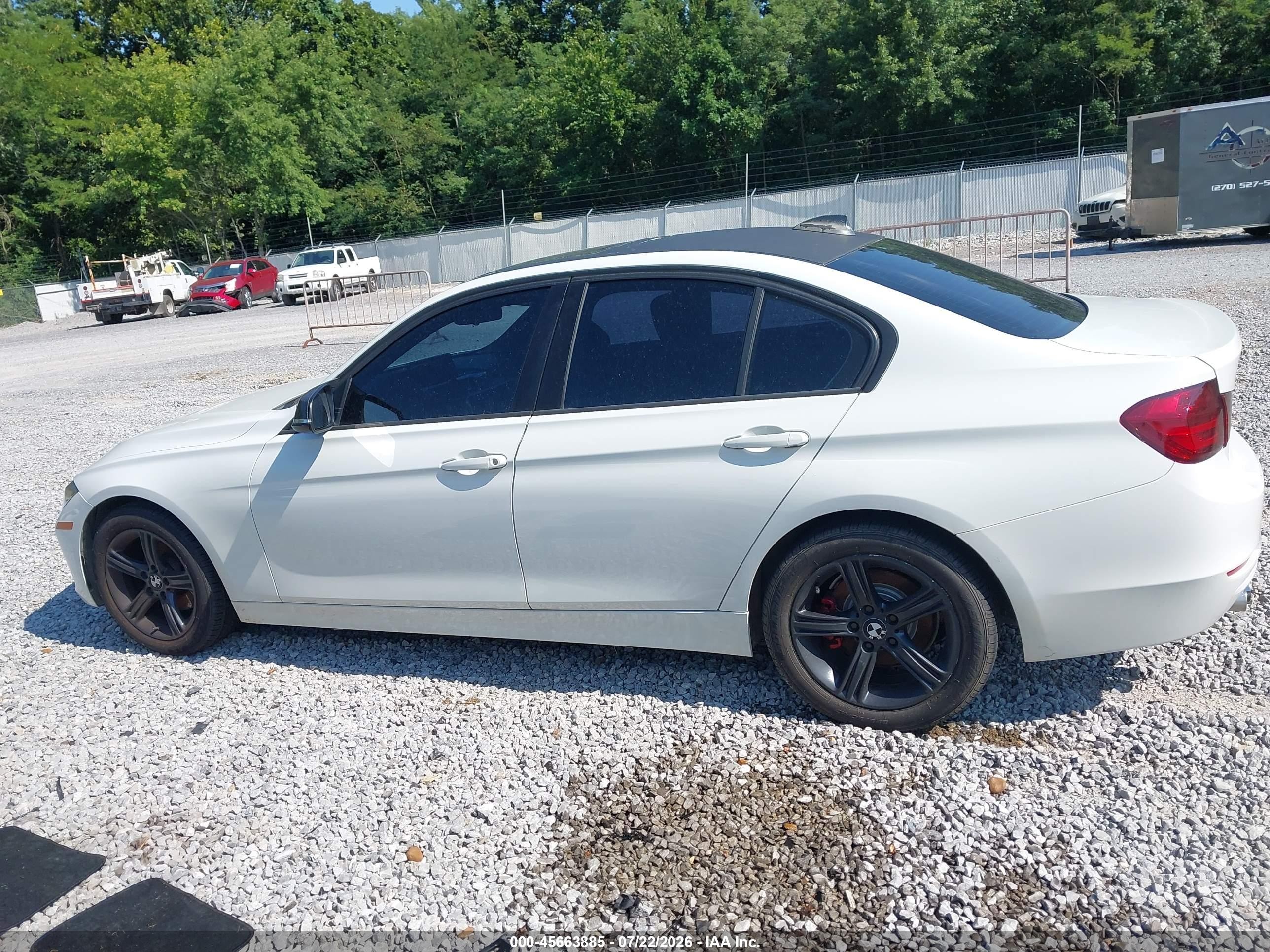 2013 Bmw 328i   White vin: WBA3A5G51DNP21247