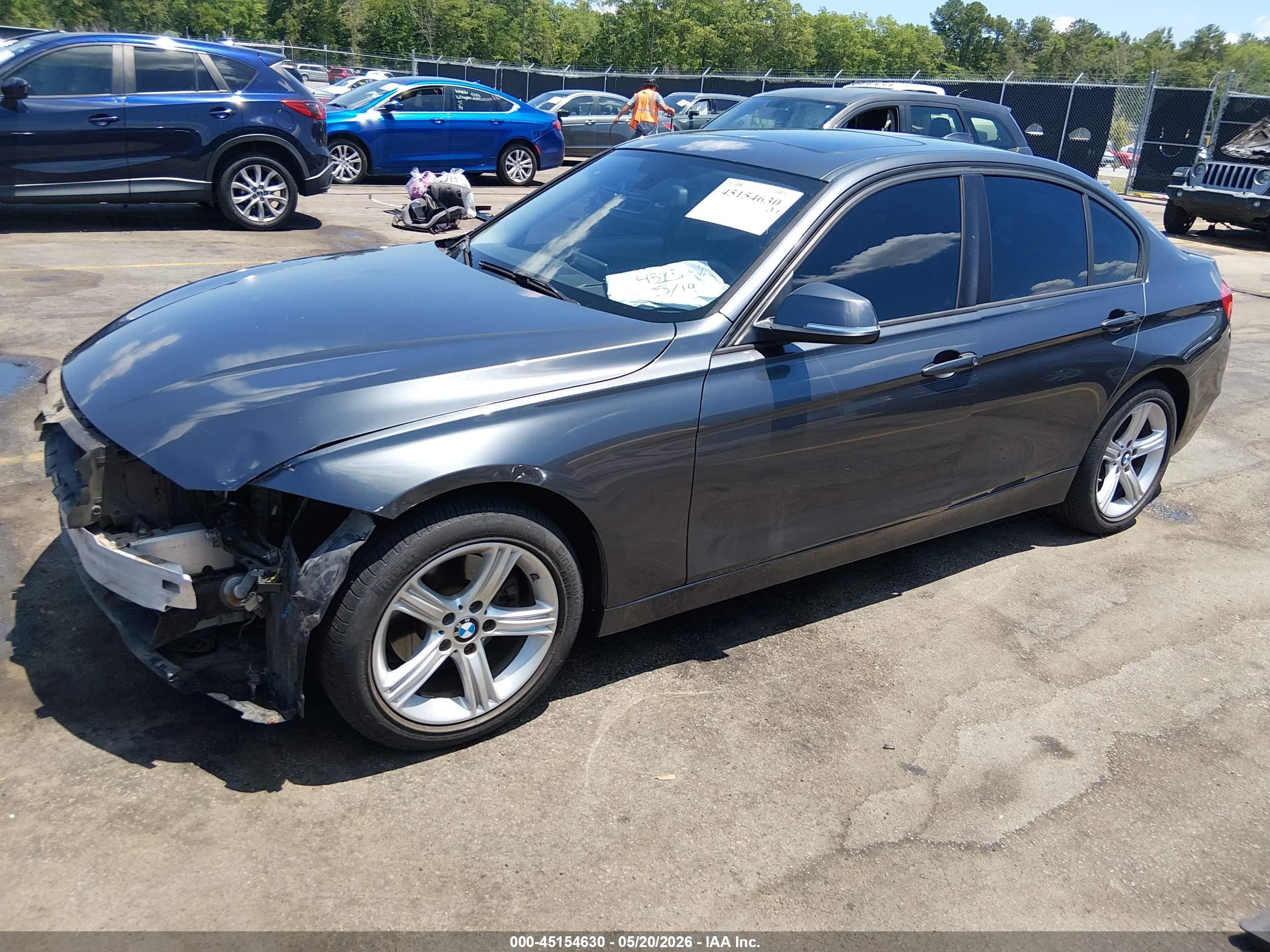 2013 Bmw 328i   Gray vin: WBA3A5G51DNP21491