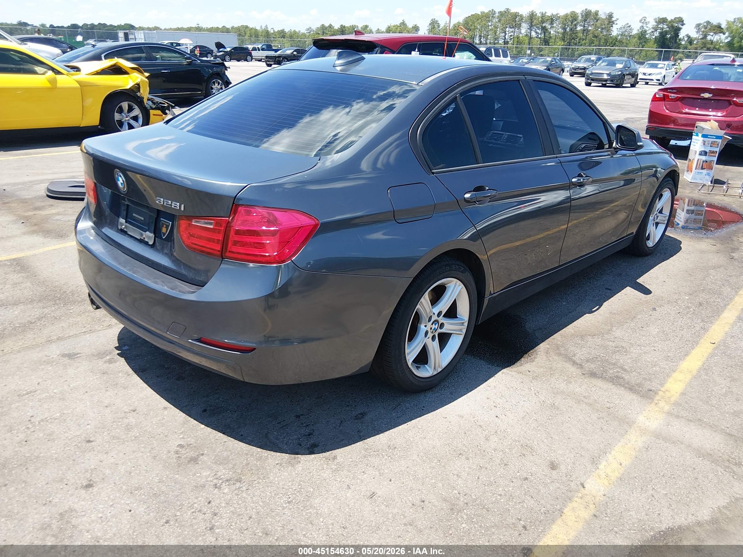 2013 Bmw 328i   Gray vin: WBA3A5G51DNP21491