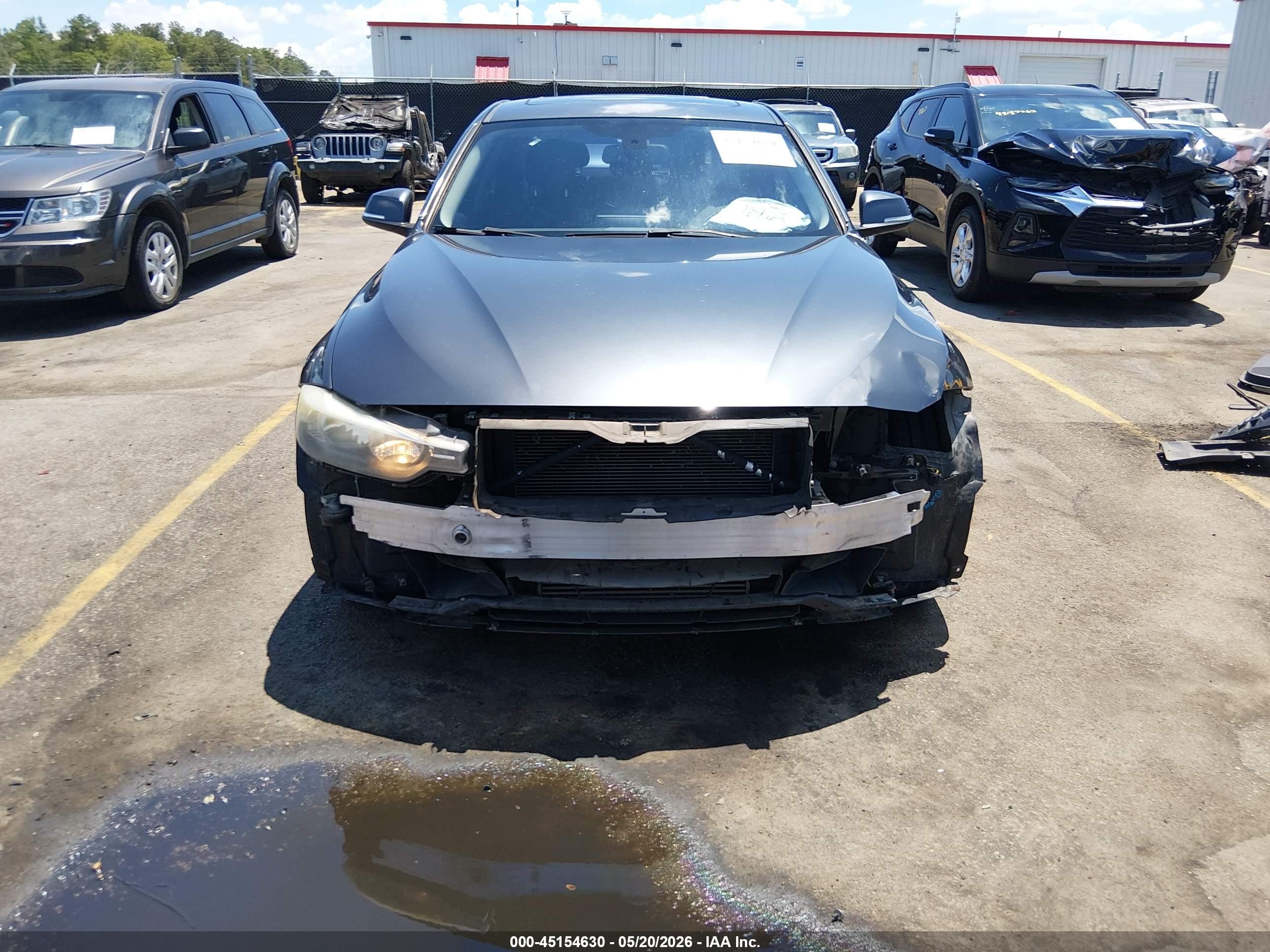 2013 Bmw 328i   Gray vin: WBA3A5G51DNP21491