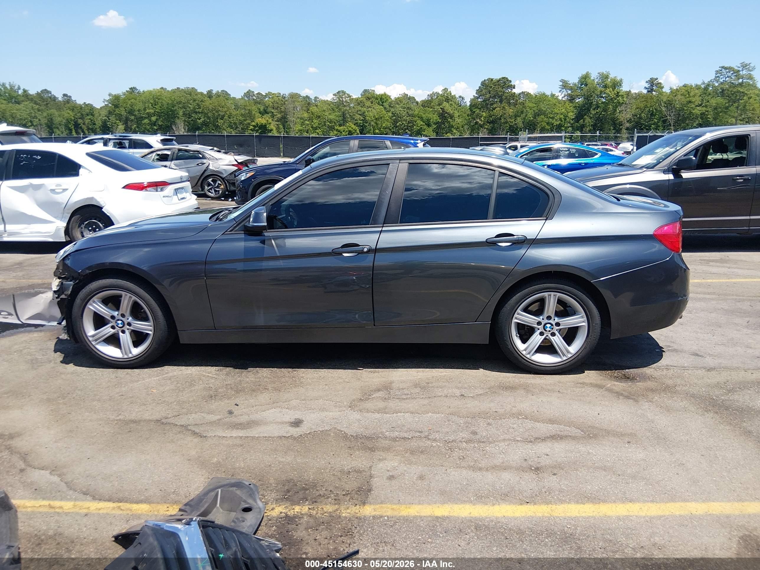 2013 Bmw 328i   Gray vin: WBA3A5G51DNP21491