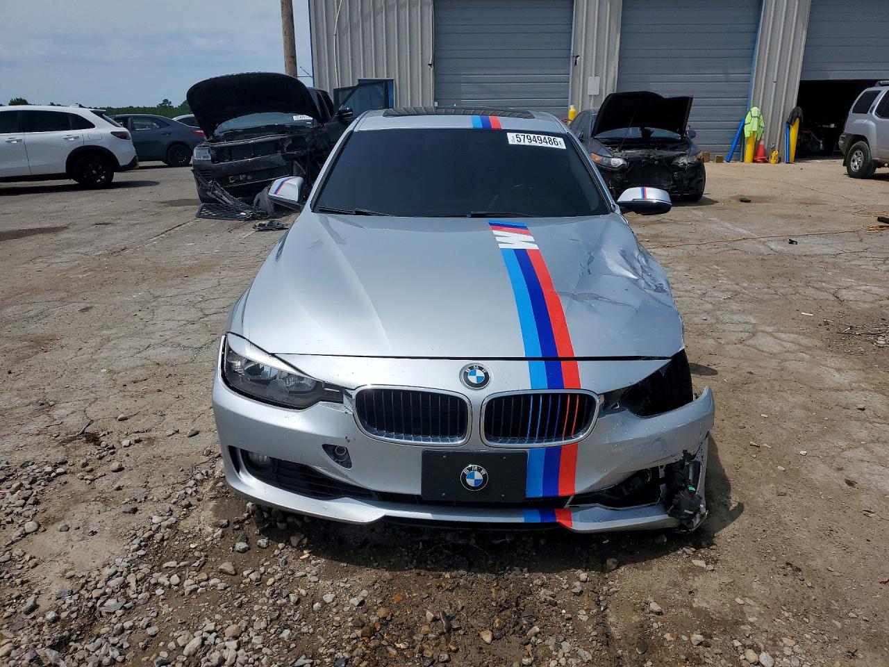 2013 Bmw 328 I Silver vin: WBA3A5G51DNP25850
