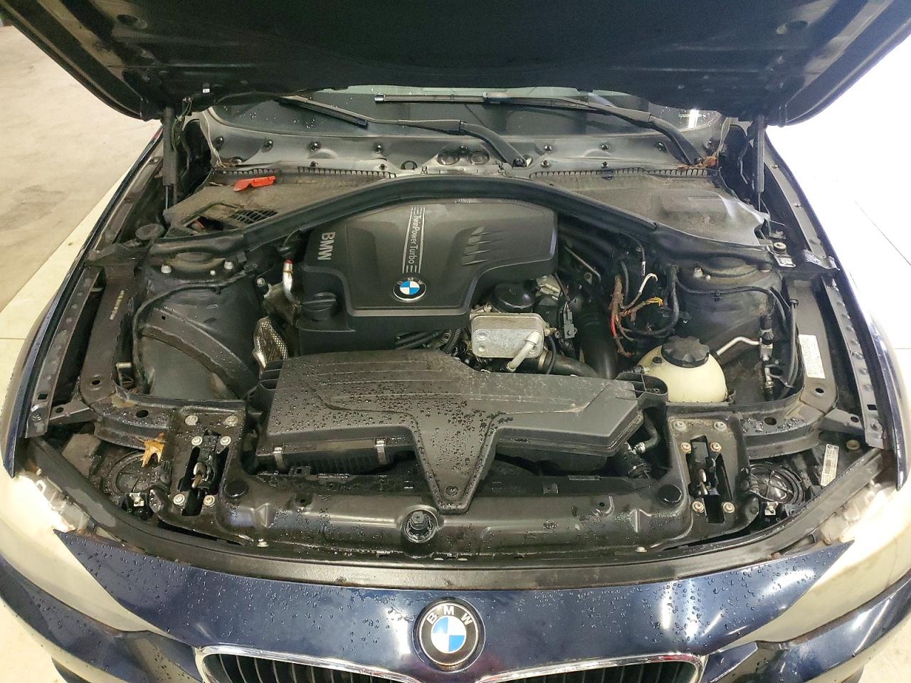 2014 Bmw 328 I Blue vin: WBA3A5G51ENP27146
