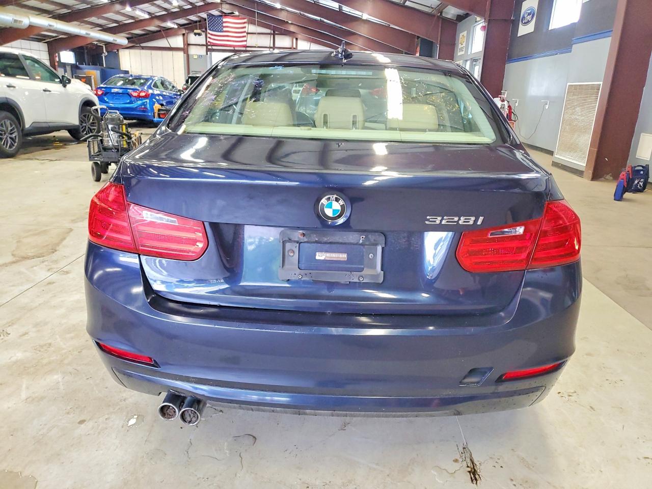 2014 Bmw 328 I Blue vin: WBA3A5G51ENP27146