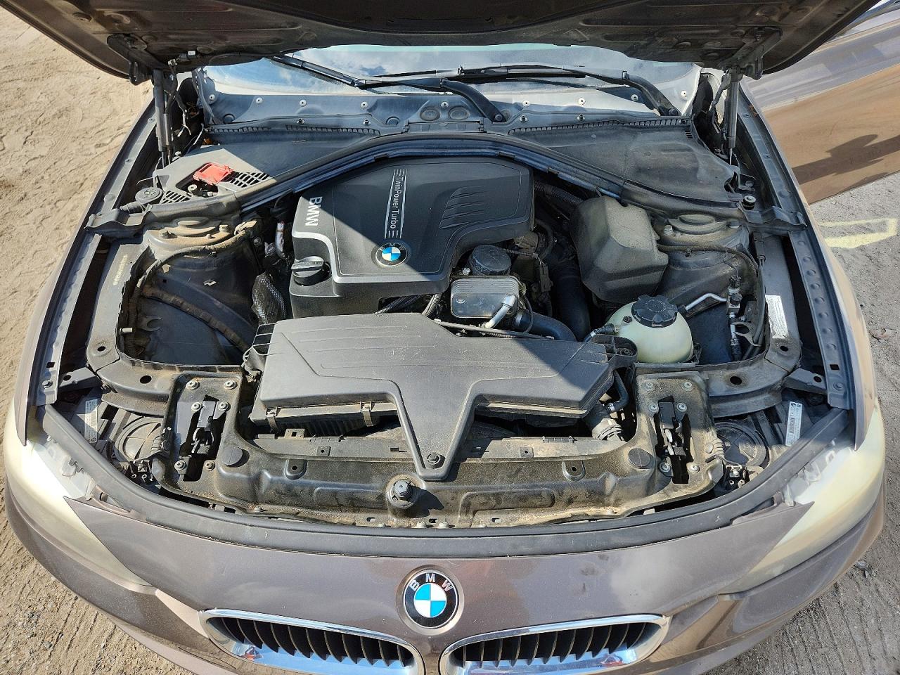 2014 Bmw 328 I Brown vin: WBA3A5G51ENP28524