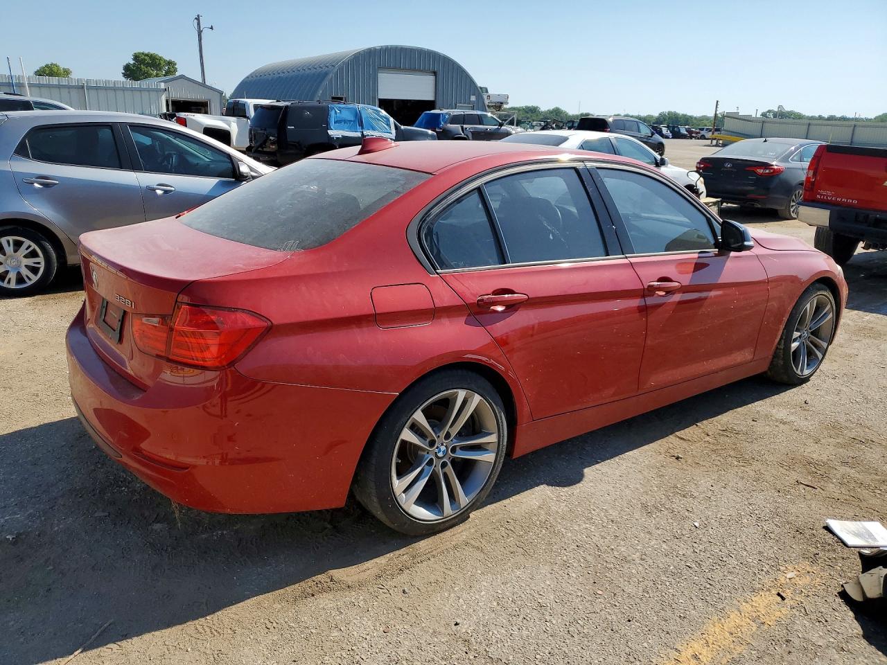2014 Bmw 328 I Red vin: WBA3A5G51ENP29088