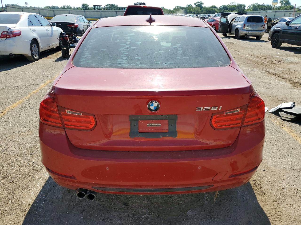2014 Bmw 328 I Red vin: WBA3A5G51ENP29088