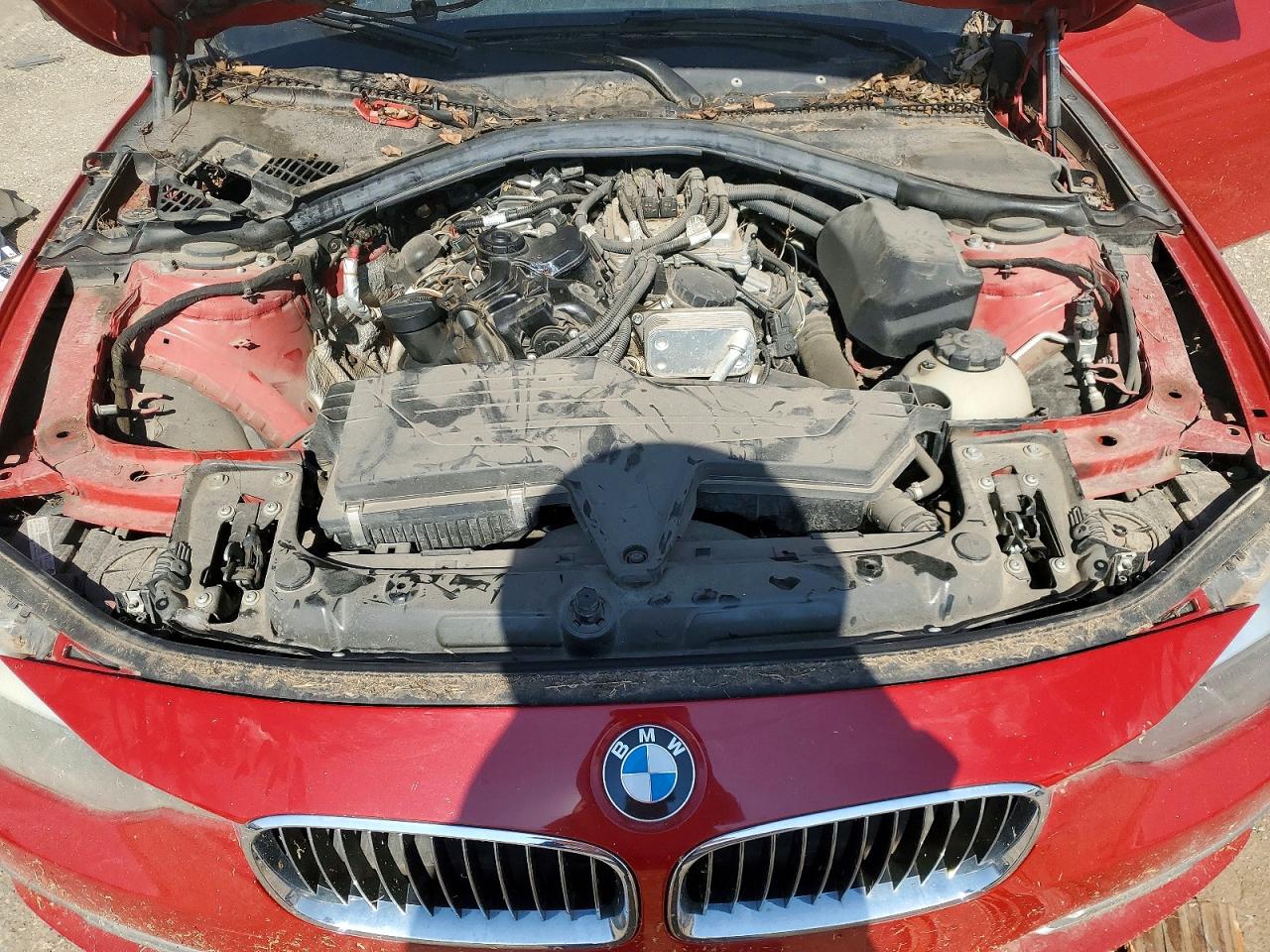2014 Bmw 328 I Red vin: WBA3A5G51ENP29088