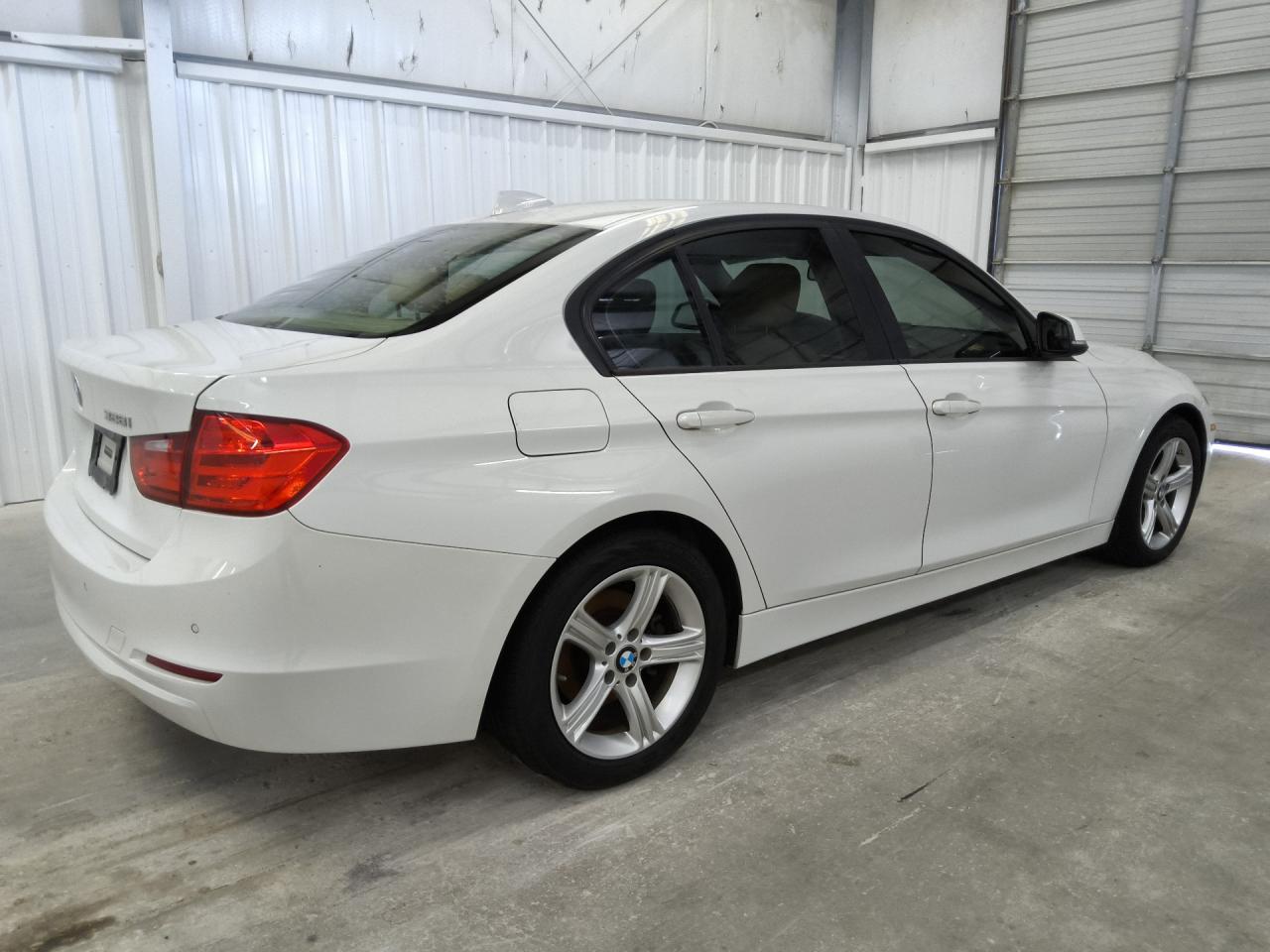 2014 Bmw 328 I White vin: WBA3A5G51ENP30726 Damage: Rear Bumper, Heavy Scratch, 1/8 To 1/2 Inch