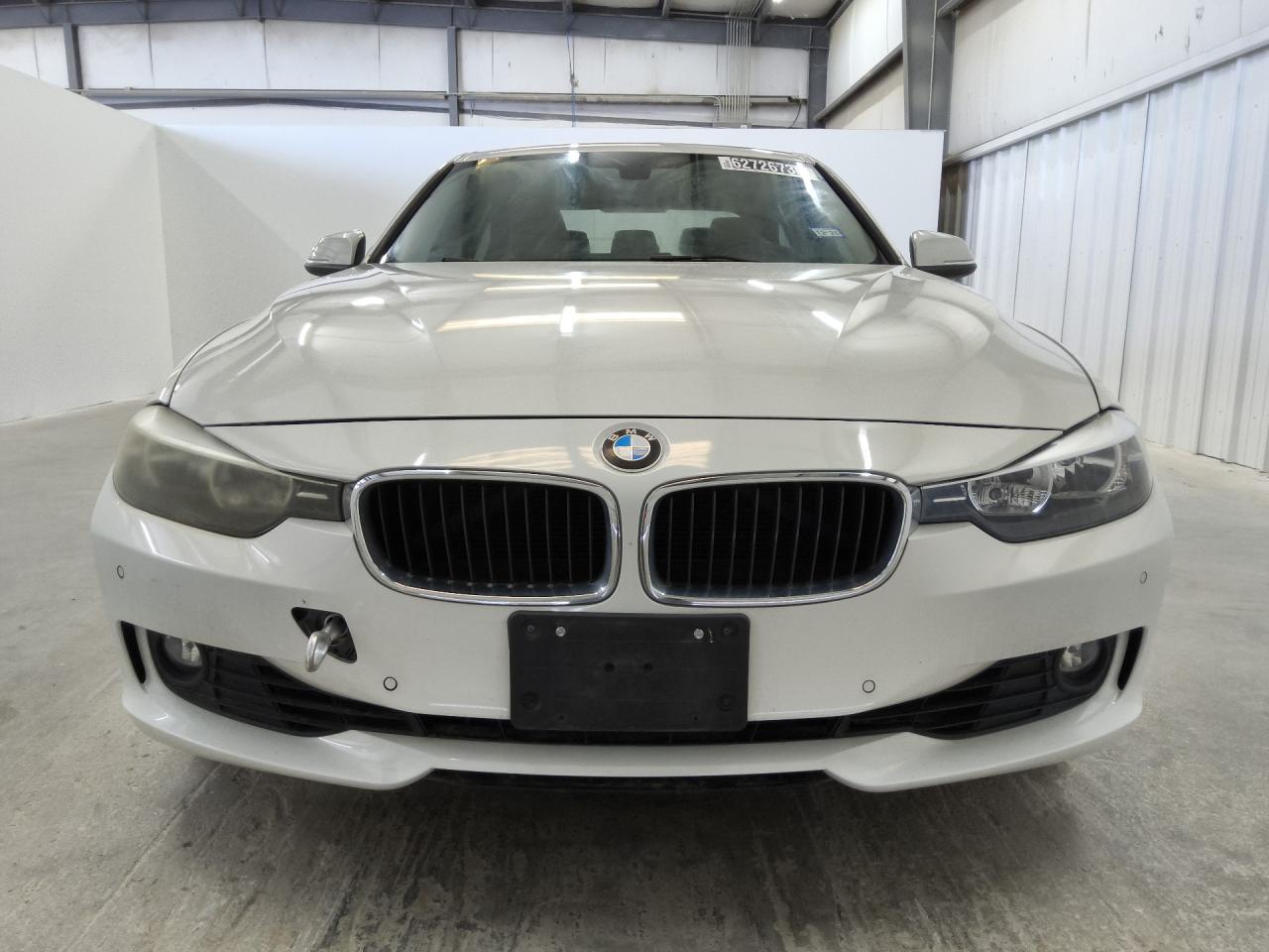2014 Bmw 328 I White vin: WBA3A5G51ENP30726 Damage: Front Bumper, Heavy Scratch, 1/8 To 1/2 Inch