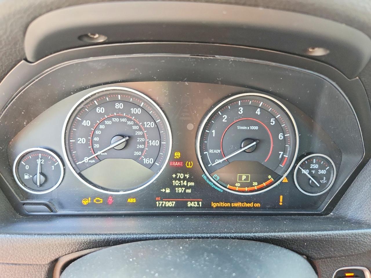 2014 Bmw 328 I Black vin: WBA3A5G51ENP31701