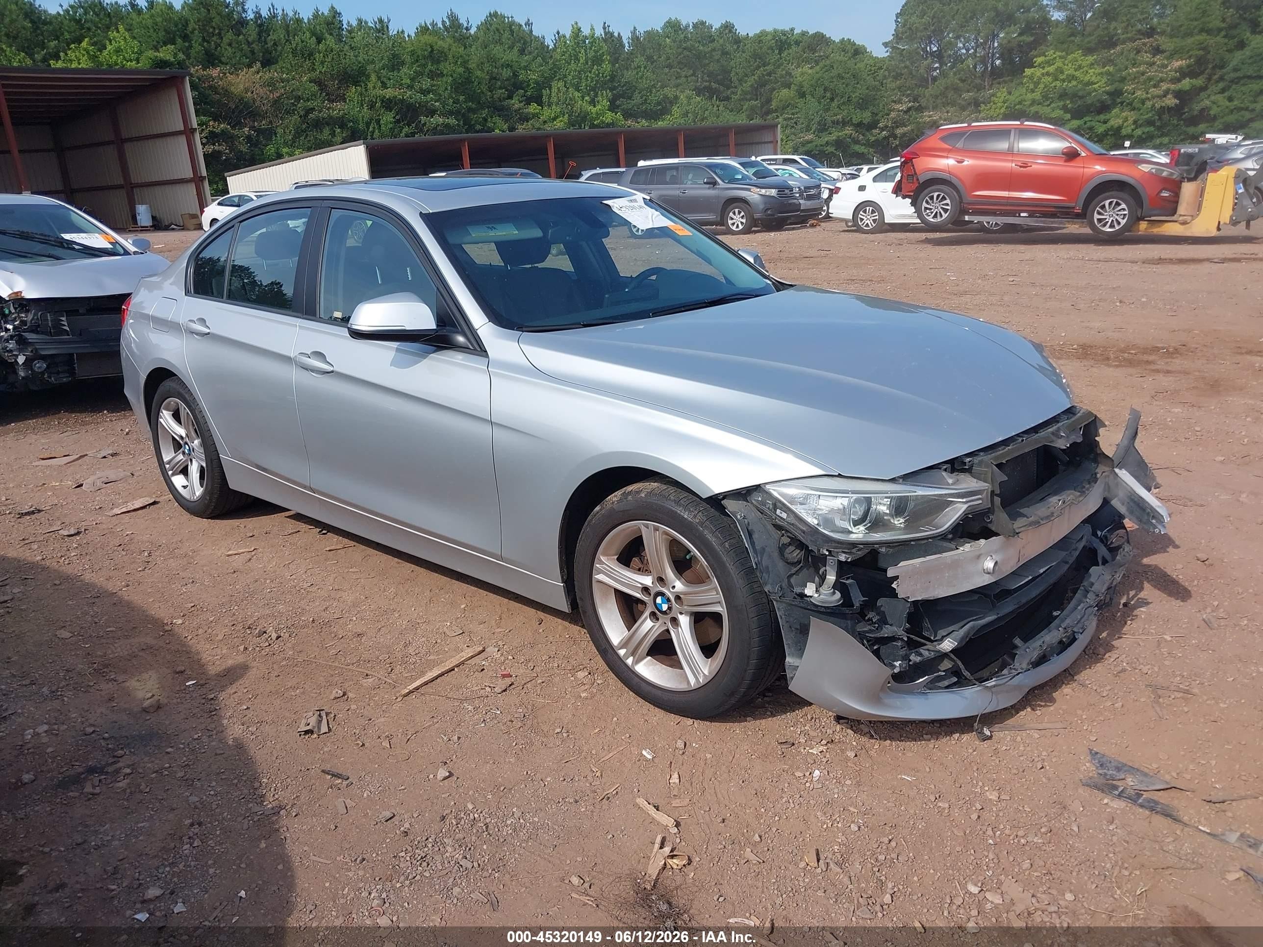 2015 Bmw 328i   Silver vin: WBA3A5G51FNS84658