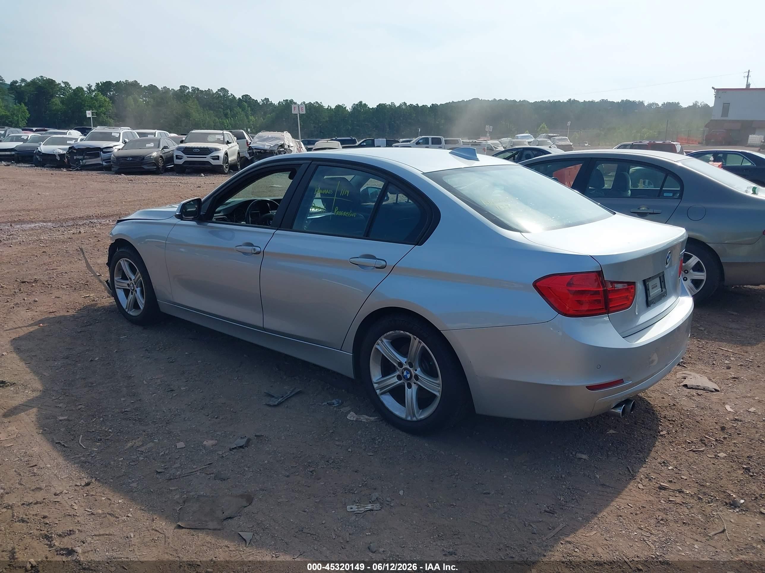 2015 Bmw 328i   Silver vin: WBA3A5G51FNS84658