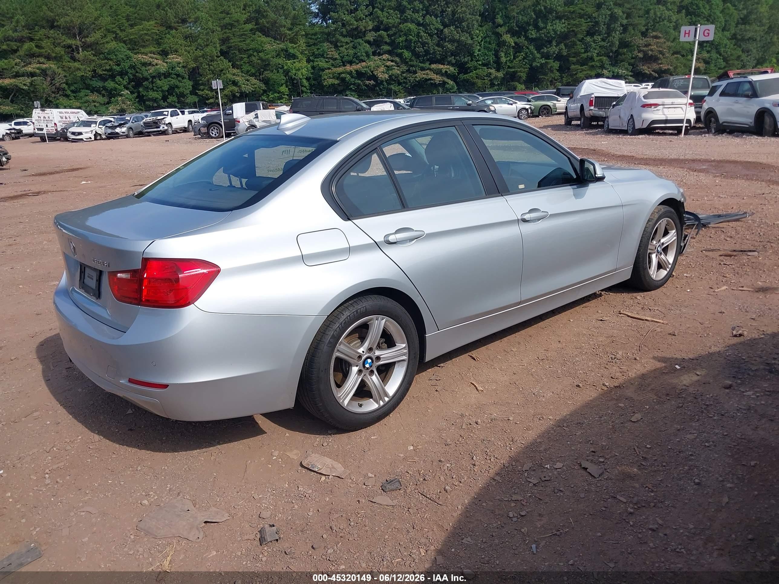 2015 Bmw 328i   Silver vin: WBA3A5G51FNS84658
