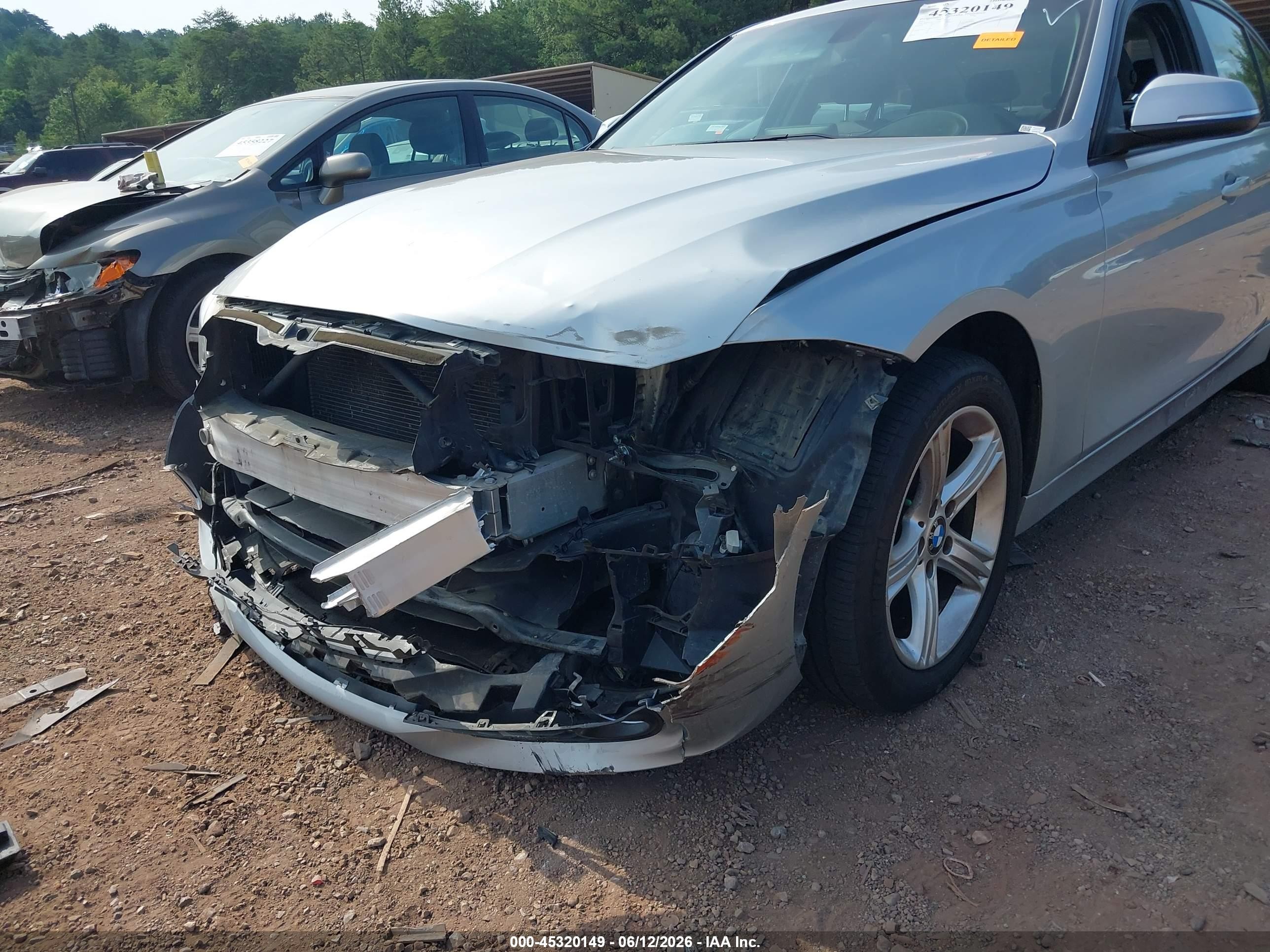2015 Bmw 328i   Silver vin: WBA3A5G51FNS84658