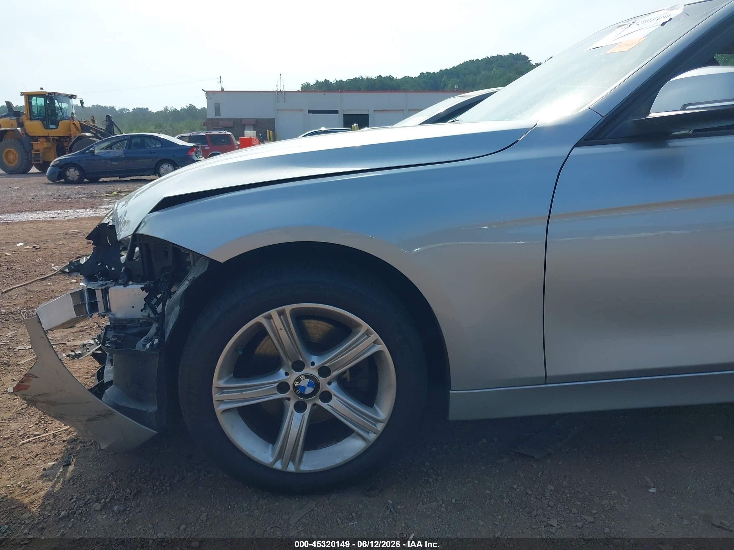 2015 Bmw 328i   Silver vin: WBA3A5G51FNS84658