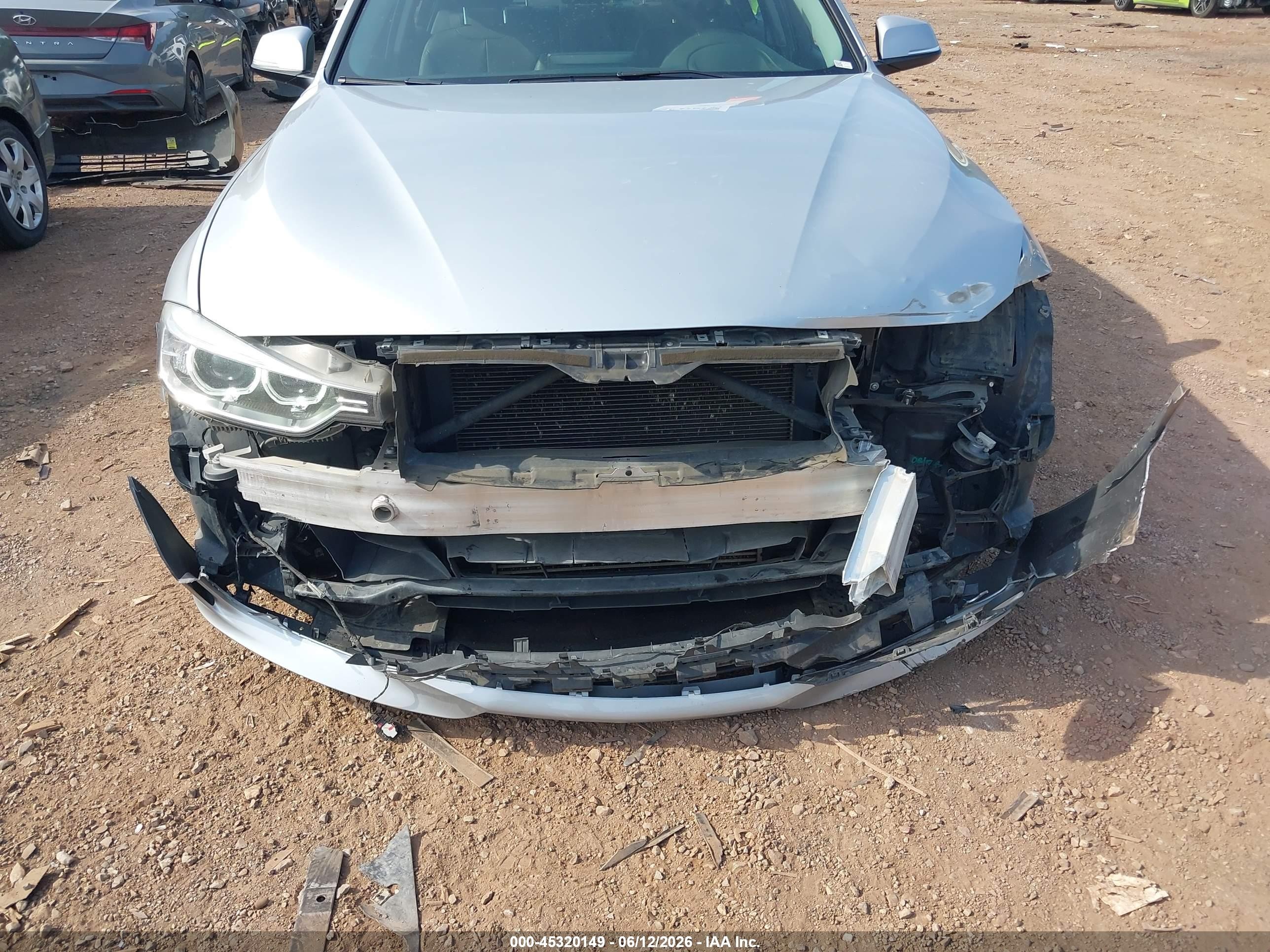 2015 Bmw 328i   Silver vin: WBA3A5G51FNS84658
