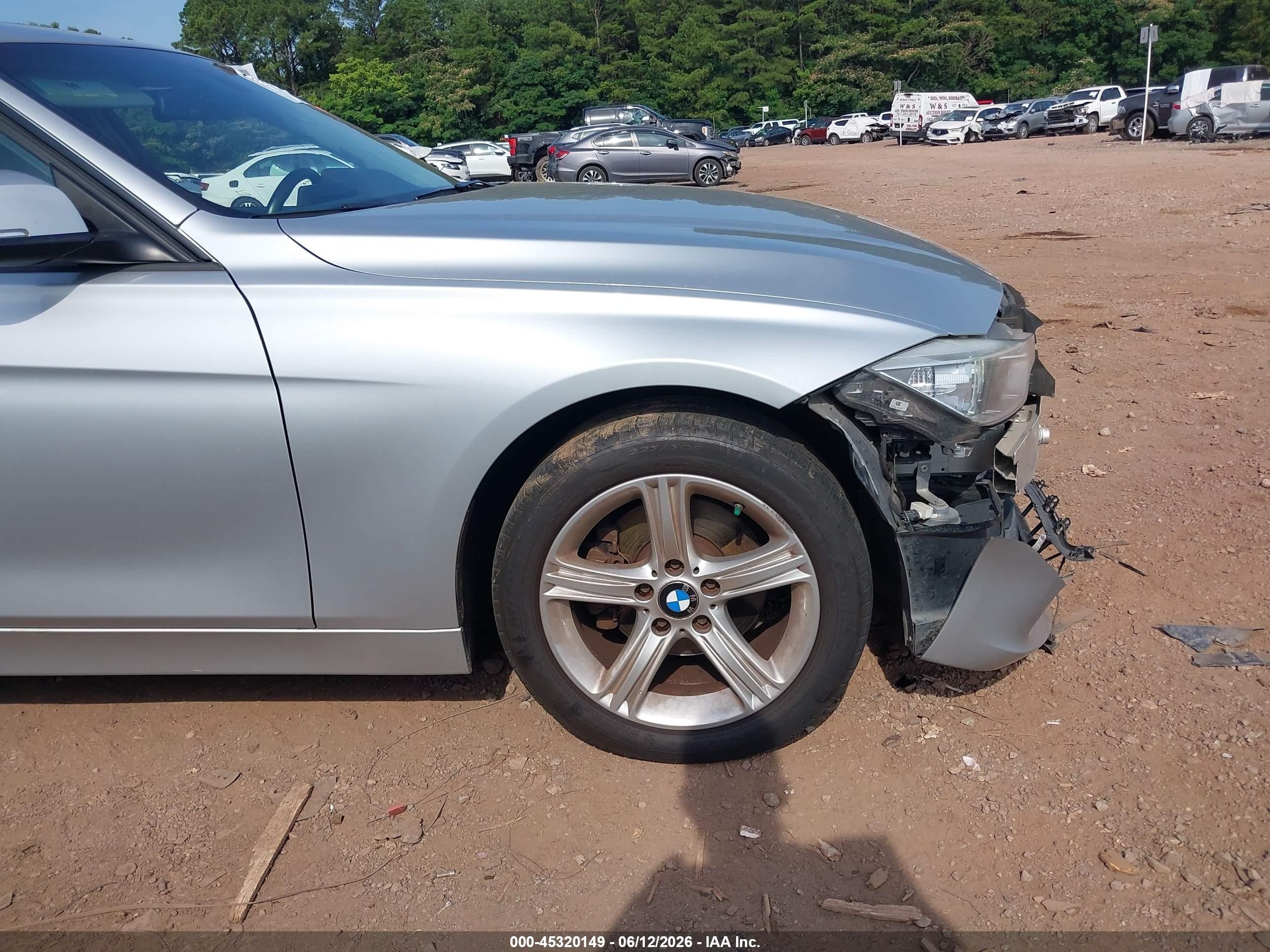 2015 Bmw 328i   Silver vin: WBA3A5G51FNS84658