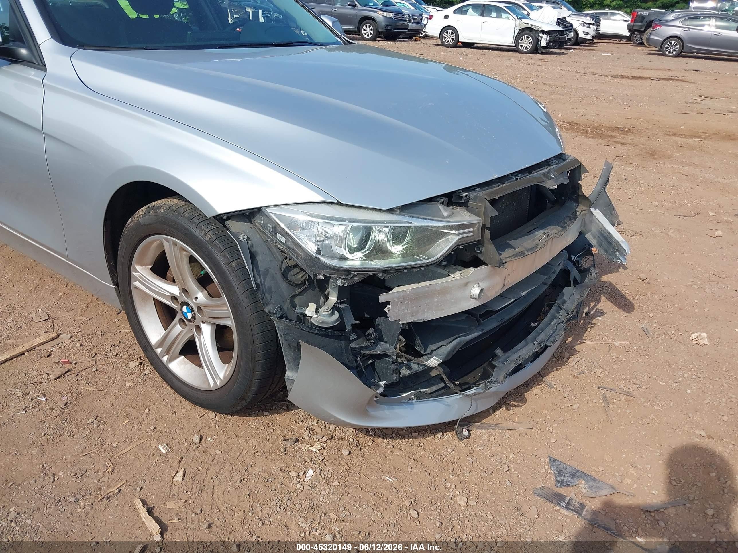 2015 Bmw 328i   Silver vin: WBA3A5G51FNS84658