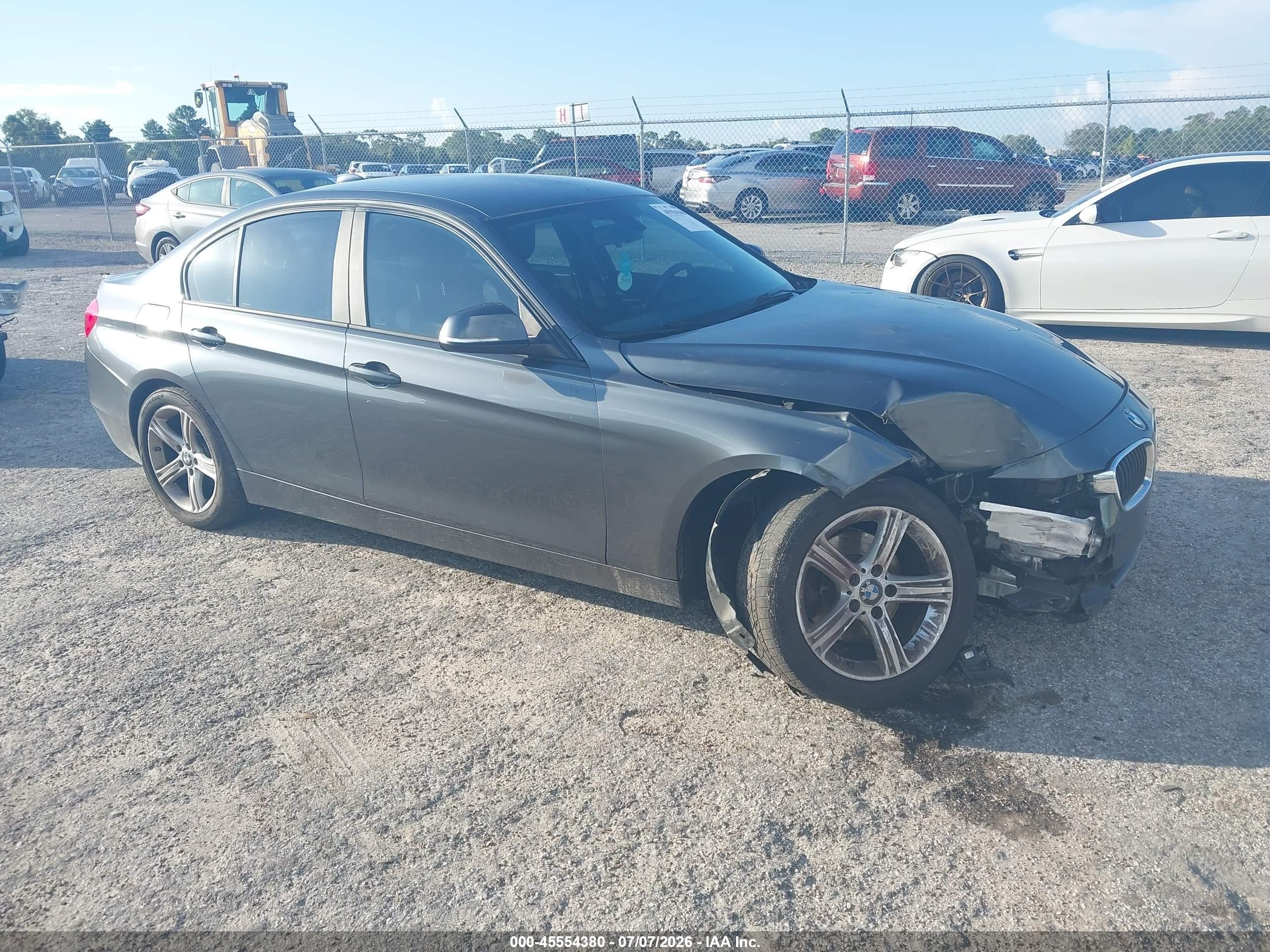 2015 Bmw 328i   Gray vin: WBA3A5G51FNS88211