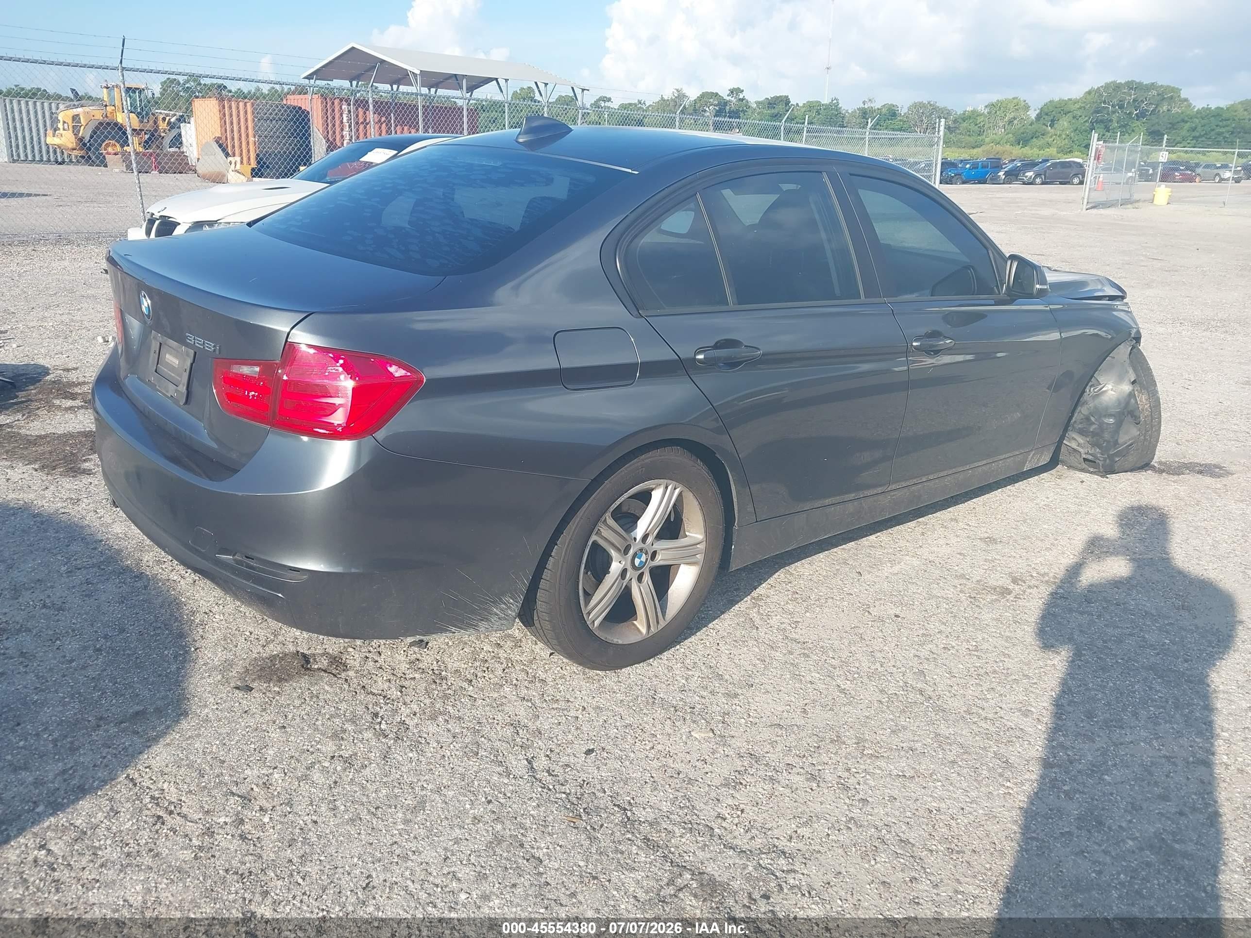 2015 Bmw 328i   Gray vin: WBA3A5G51FNS88211