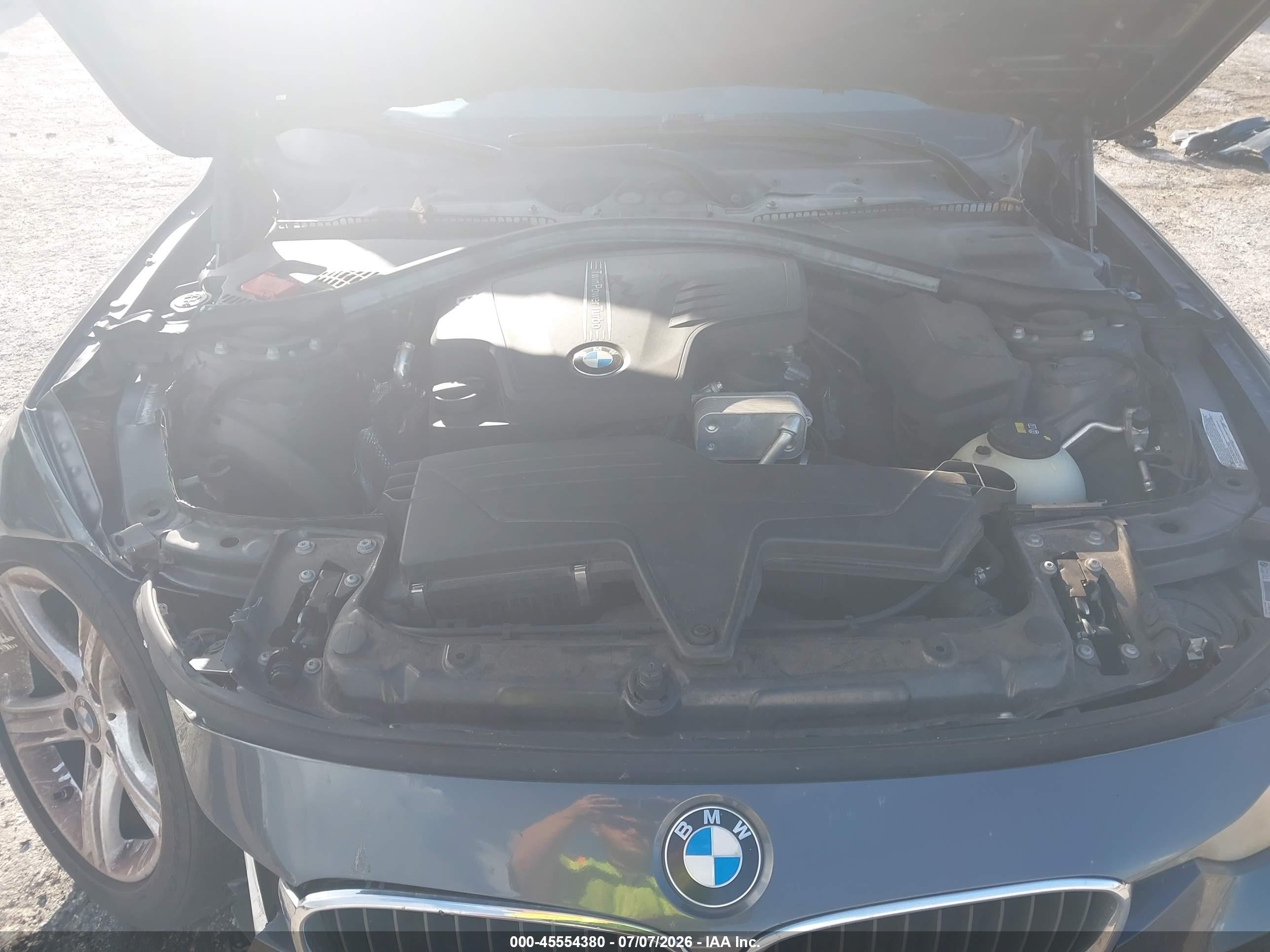 2015 Bmw 328i   Gray vin: WBA3A5G51FNS88211