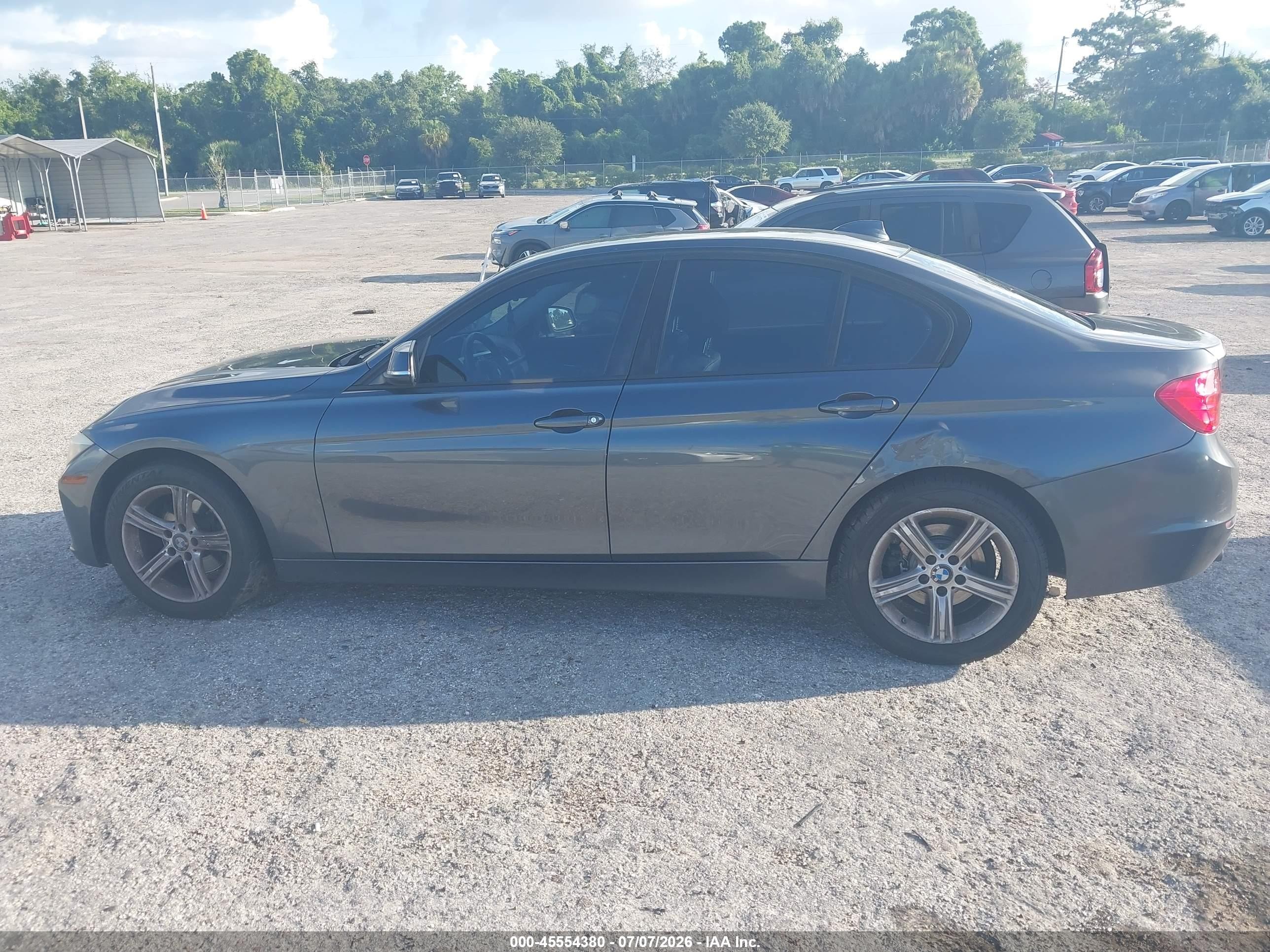 2015 Bmw 328i   Gray vin: WBA3A5G51FNS88211