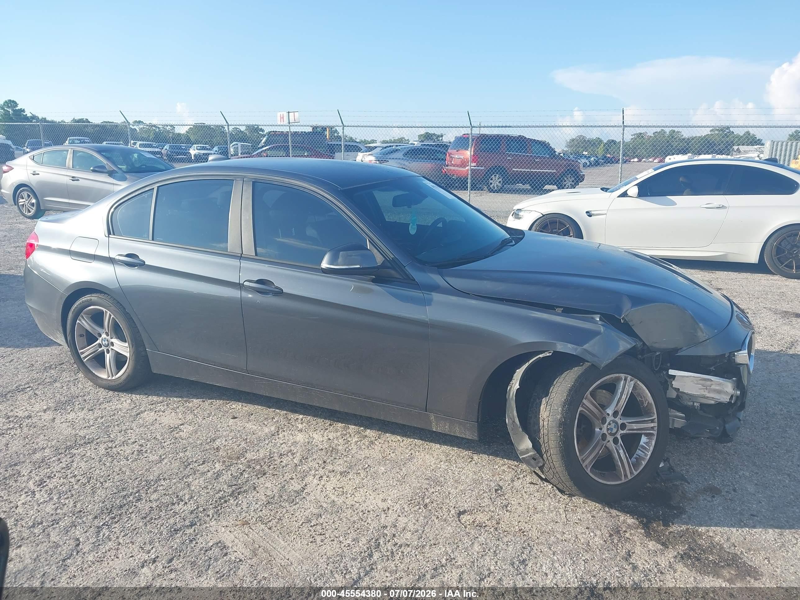 2015 Bmw 328i   Gray vin: WBA3A5G51FNS88211