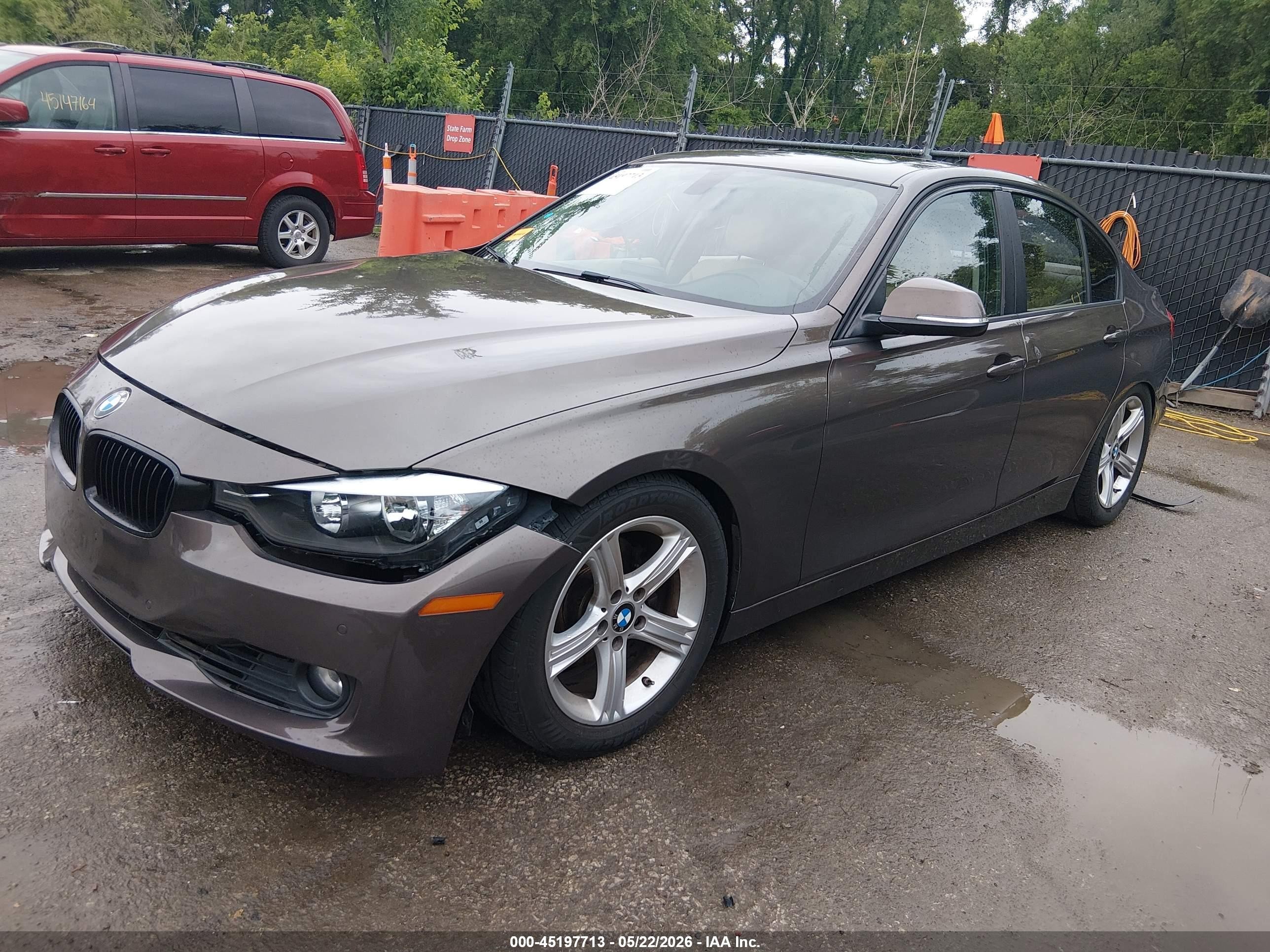 2015 Bmw 328i   Gray vin: WBA3A5G51FNS91349