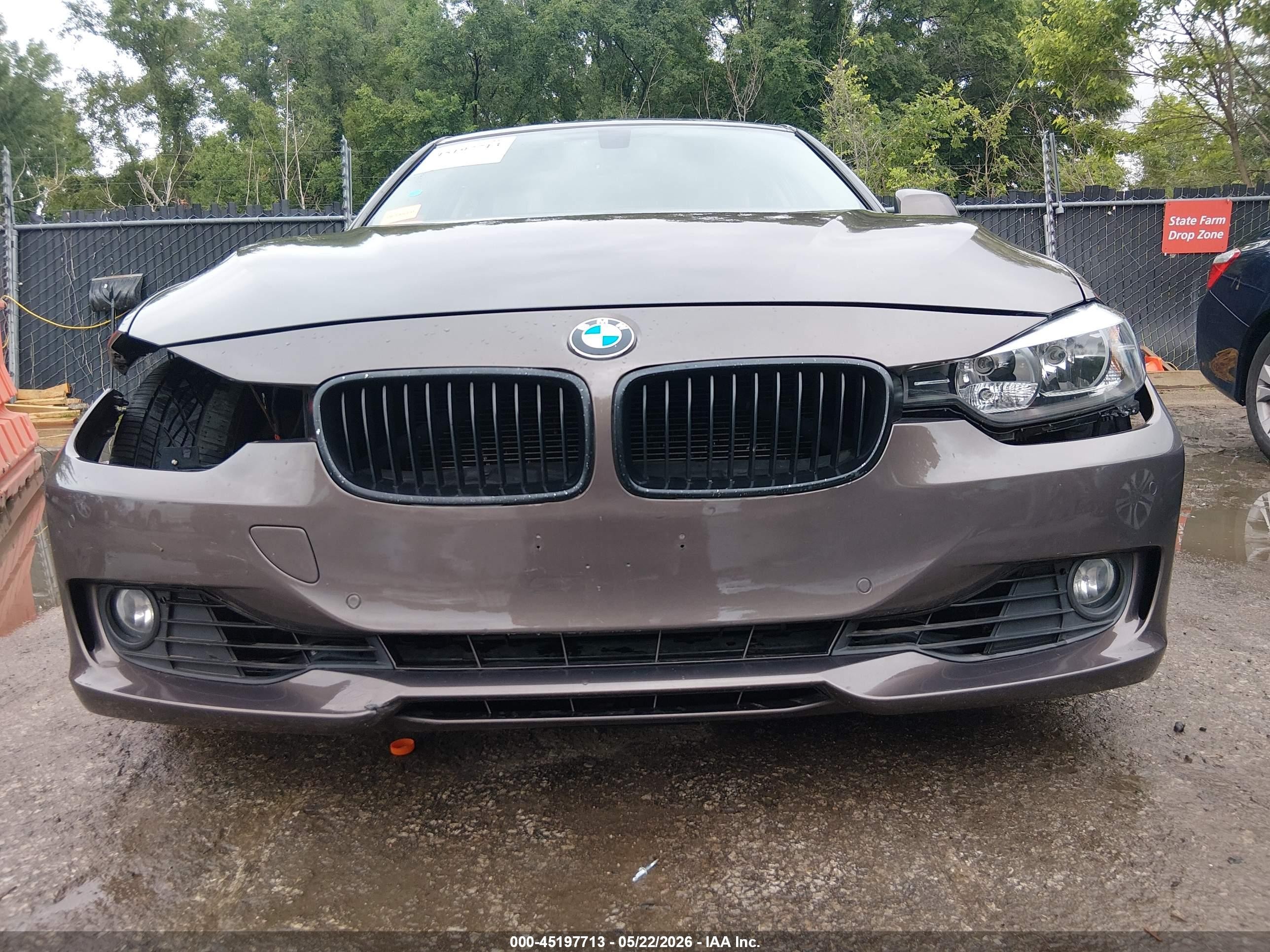 2015 Bmw 328i   Gray vin: WBA3A5G51FNS91349